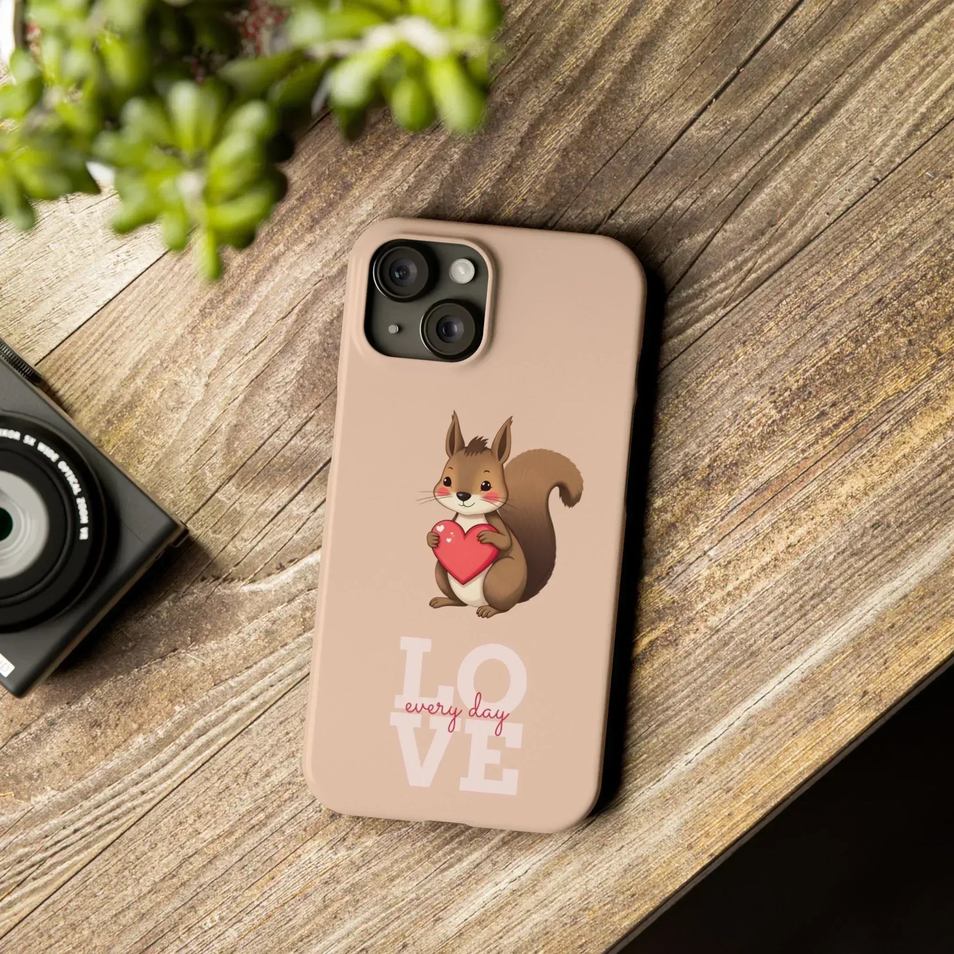 Cute Squirrel Phone Case for iPhone 11-17 - KARARMDESIGN