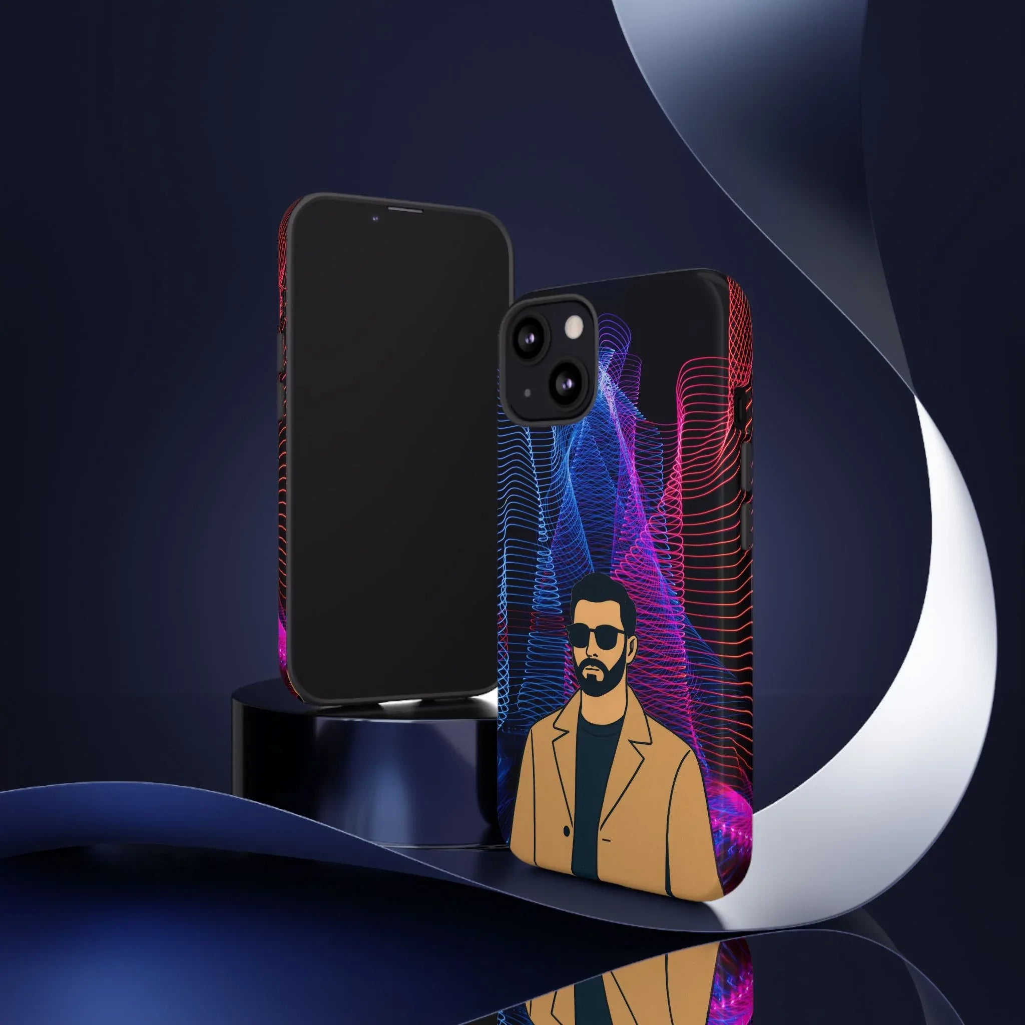 Bearded Style Phone Case for iPhone 11-17 and Galaxy S20-S25 - KARARMDESIGN