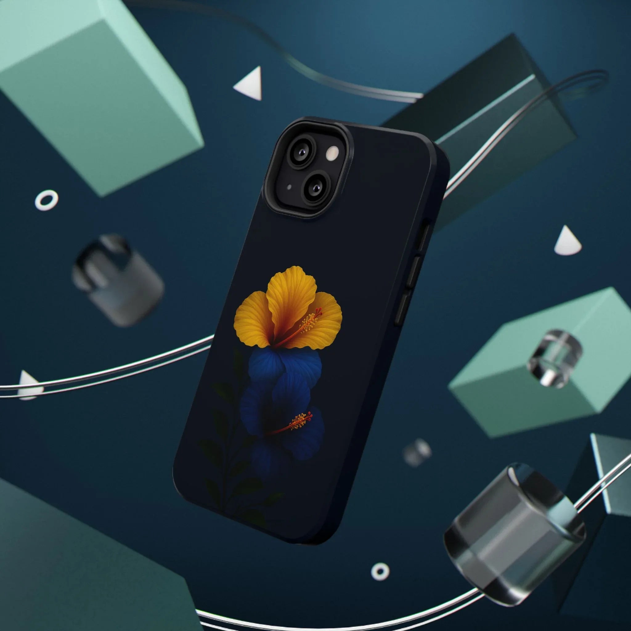 Elegant Hibiscus Phone Case for iPhone 11-17 and Galaxy S21-S22 - KARARMDESIGN