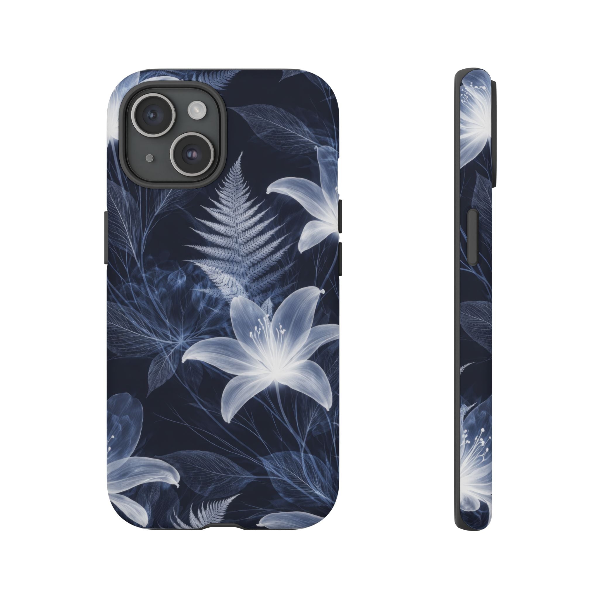 Moonlight Garden Phone Case for iPhone 11-17 and Galaxy S20-S26