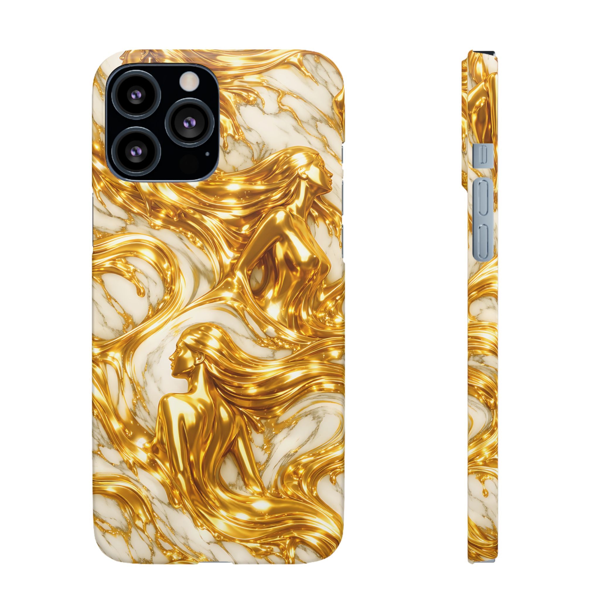 Divine Gold Woman Snap Phone Case for iPhone & Galaxy