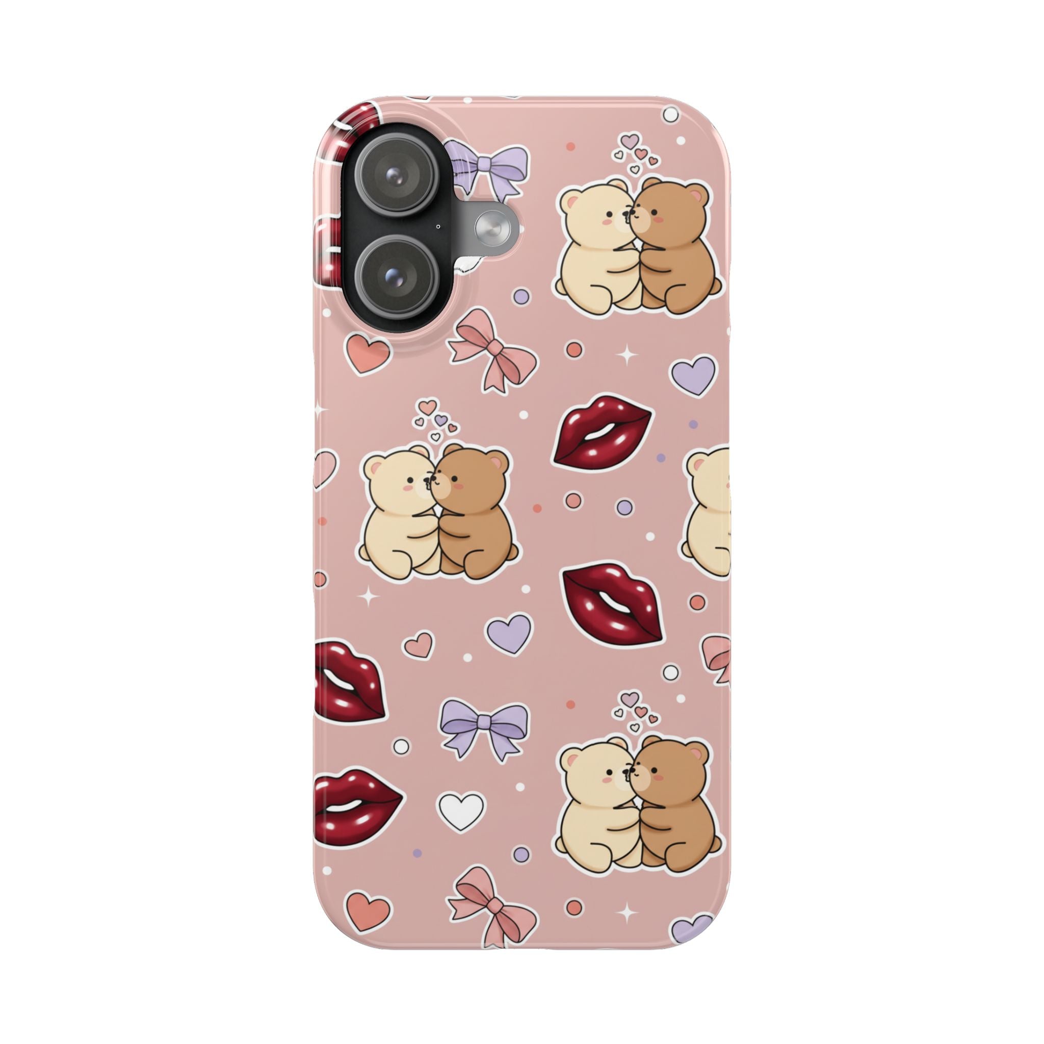 Bear Hug Bliss Phone Case for iPhone 11–17