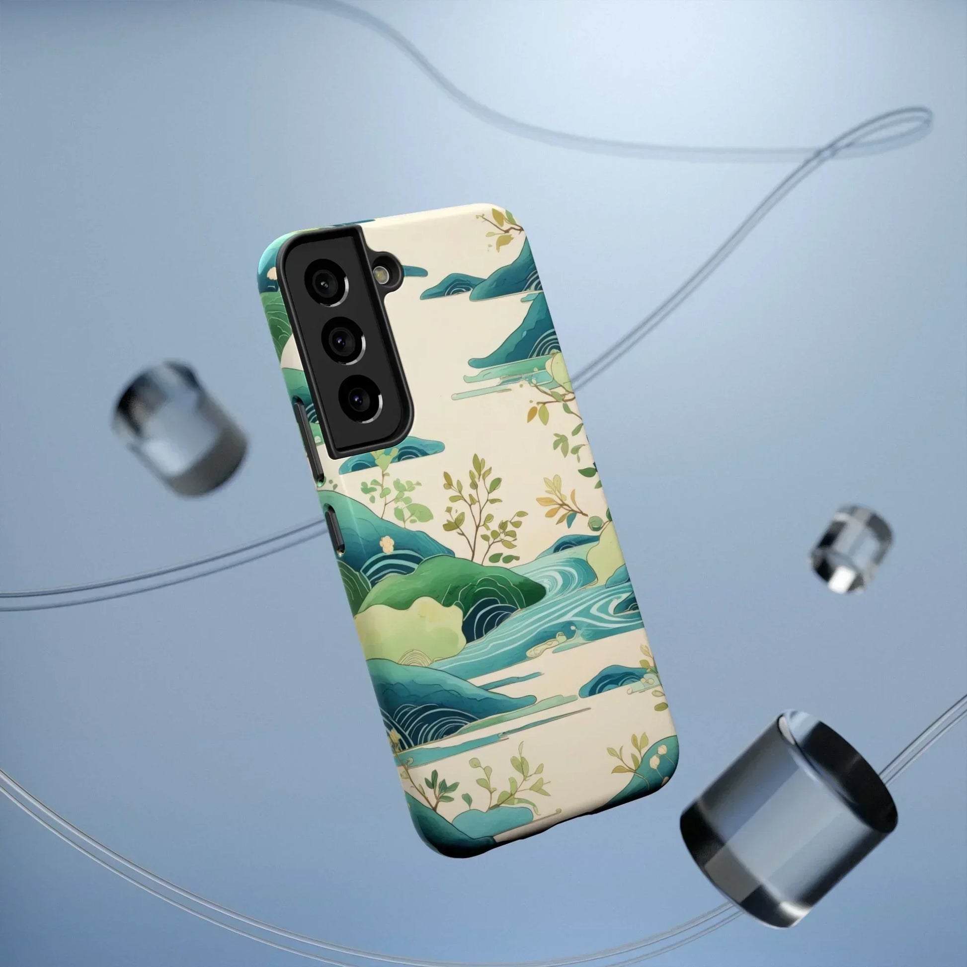 Nature Landscape Phone Case for iPhone 12-16 and Samsung Galaxy S21-S22 Models - KarArmDesign