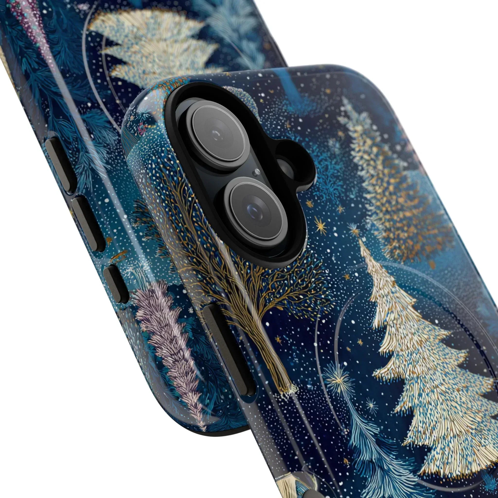 Midnight Sparkle Forest Phone Case for iPhone 13-17 - KARARMDESIGN
