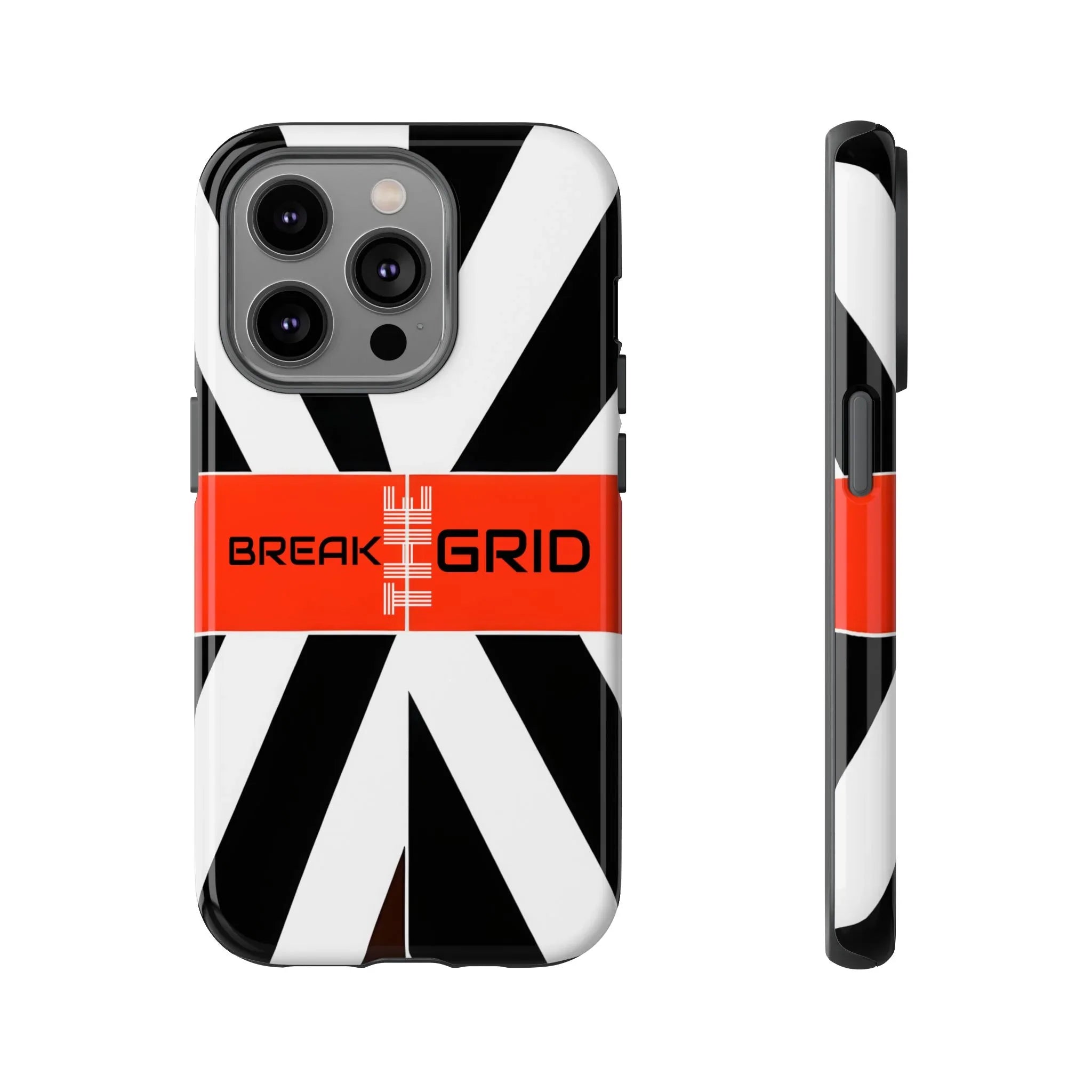 Break The Grid Phone Case for iPhone 11–16 and Galaxy S20–S25 - KARARMDESIGN