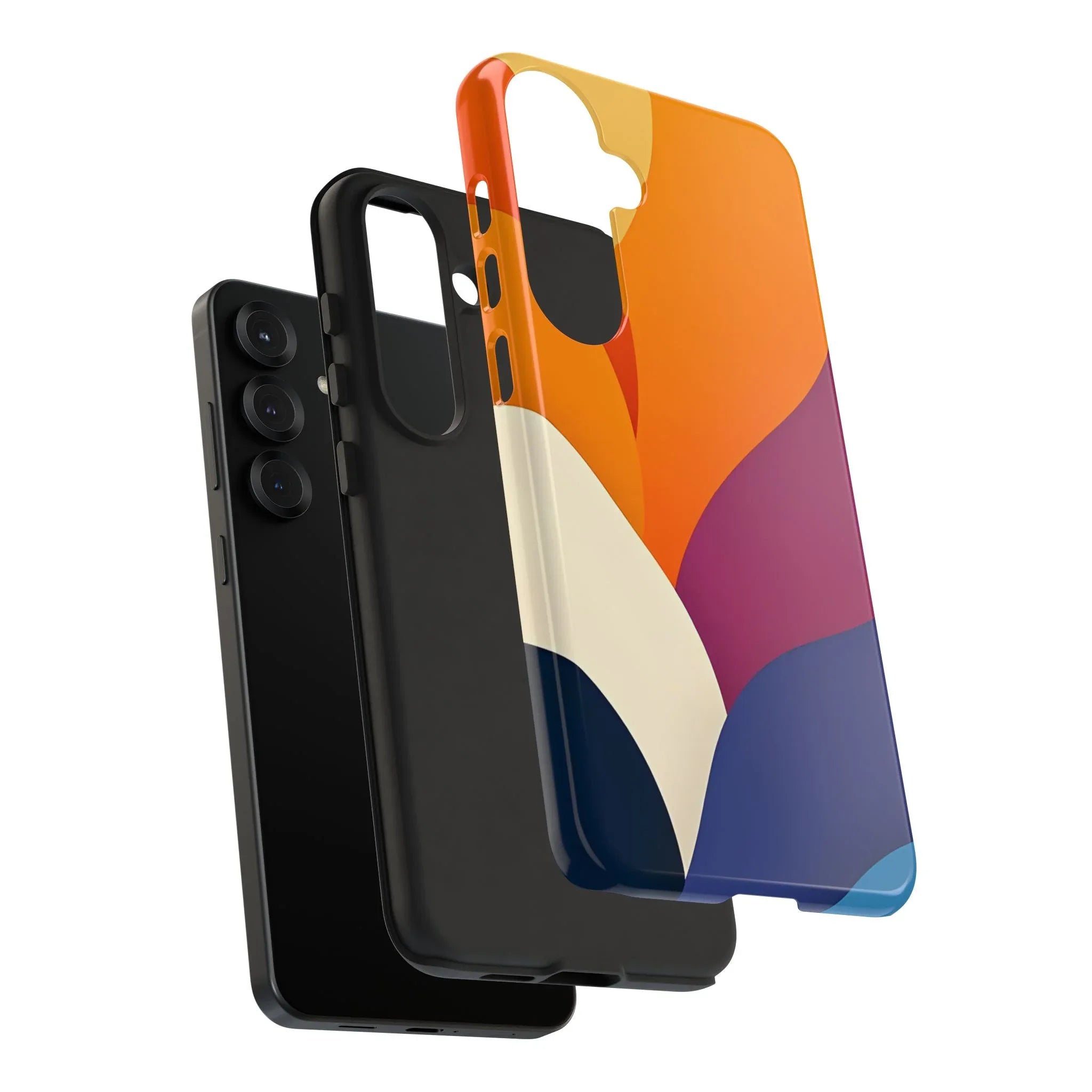 Vibrant Abstract Design Phone Case for iPhone and Galaxy - KARARMDESIGN