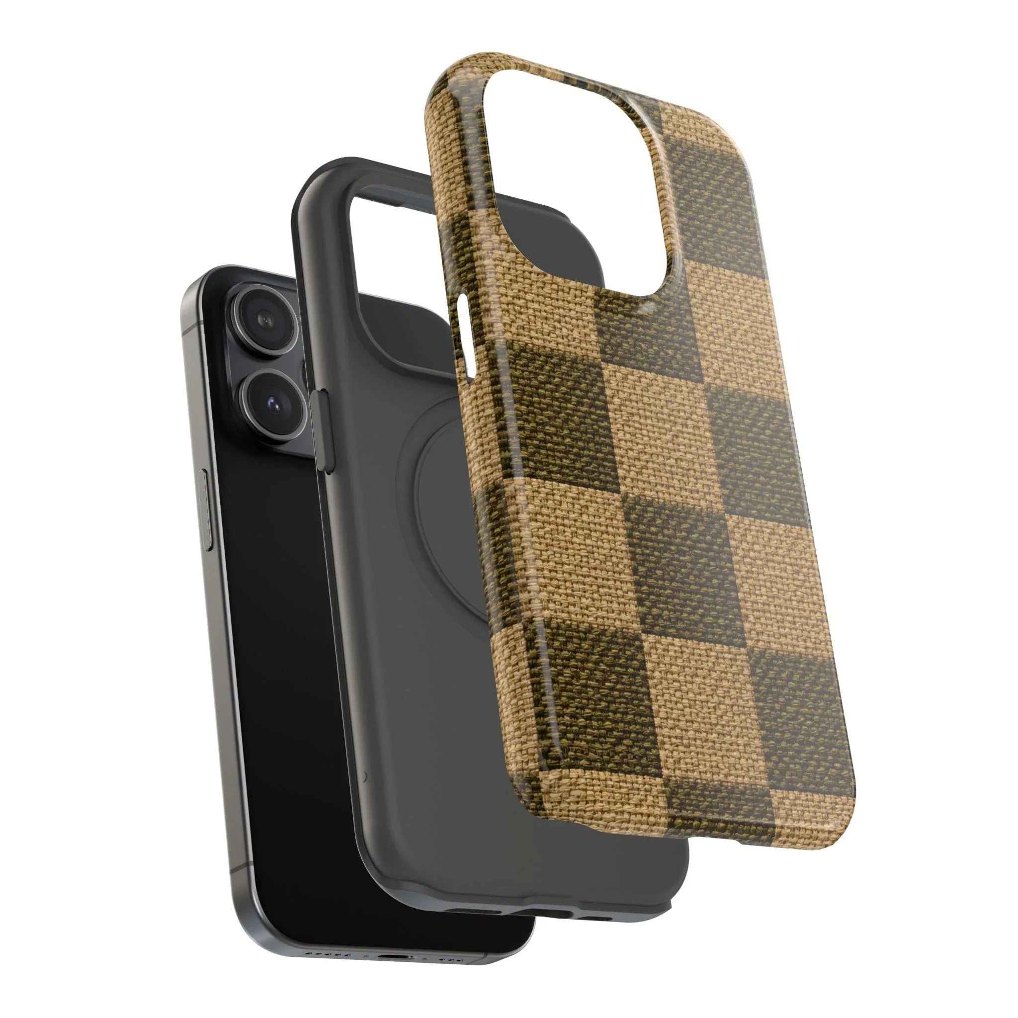 Rustic Woven Phone Case for iPhone 11-17 and Galaxy S21-S22 - KARARMDESIGN