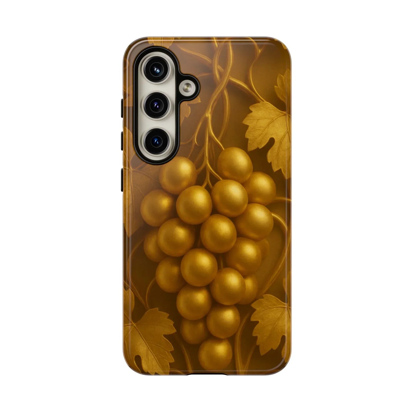 Golden Grapes Phone Case for Samsung Galaxy S10-S25 Models - KarArmDesign