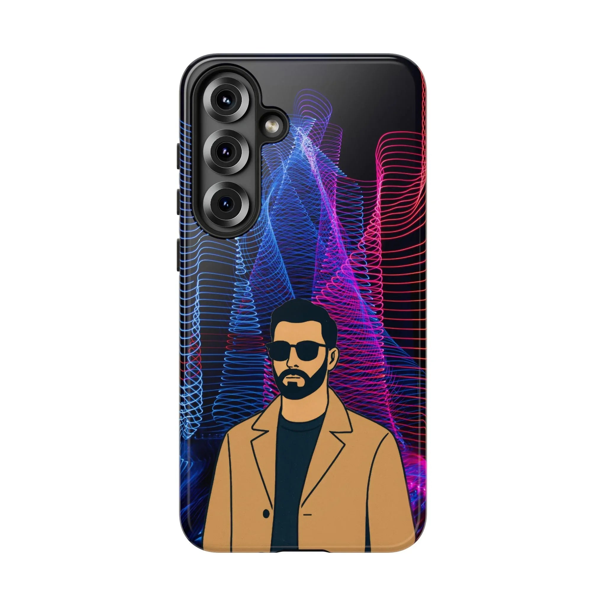 Bearded Style Phone Case for iPhone 11-17 and Galaxy S20-S25 - KARARMDESIGN