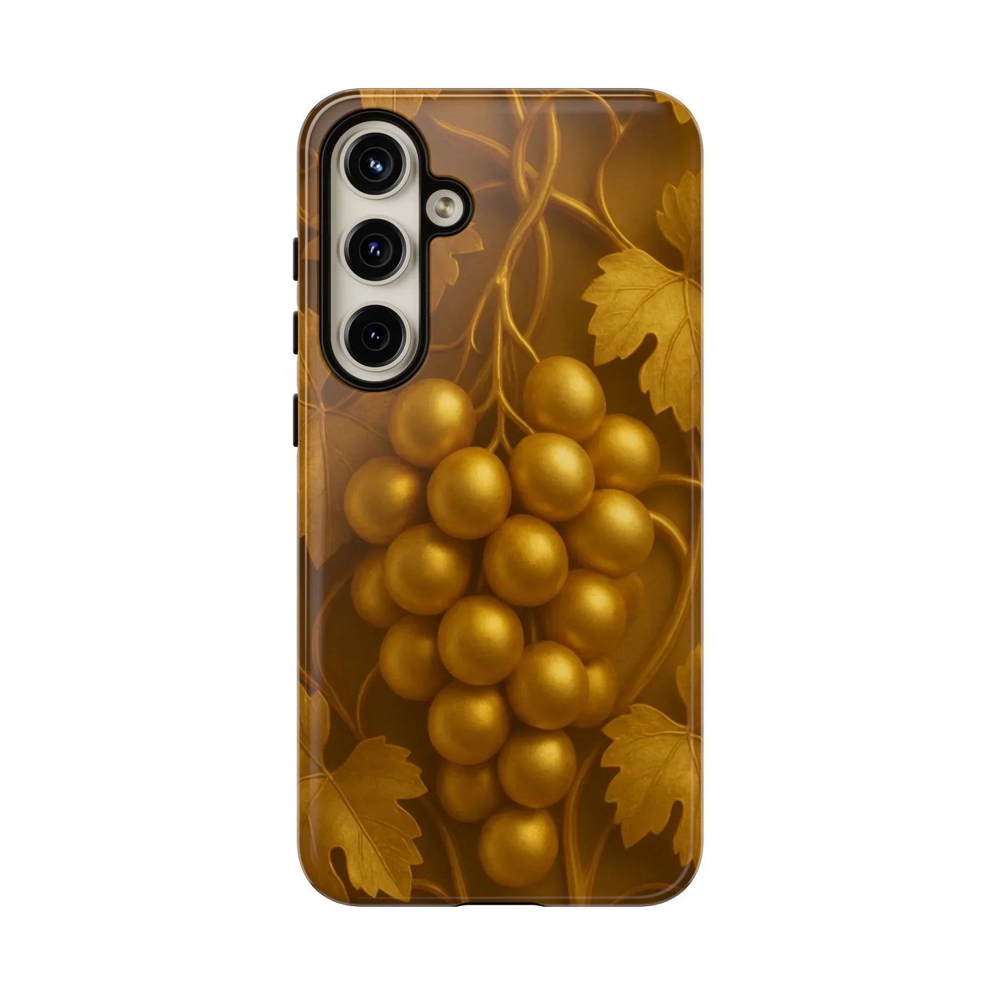 Golden Grapes Phone Case for Samsung Galaxy S10-S25 Models - KarArmDesign