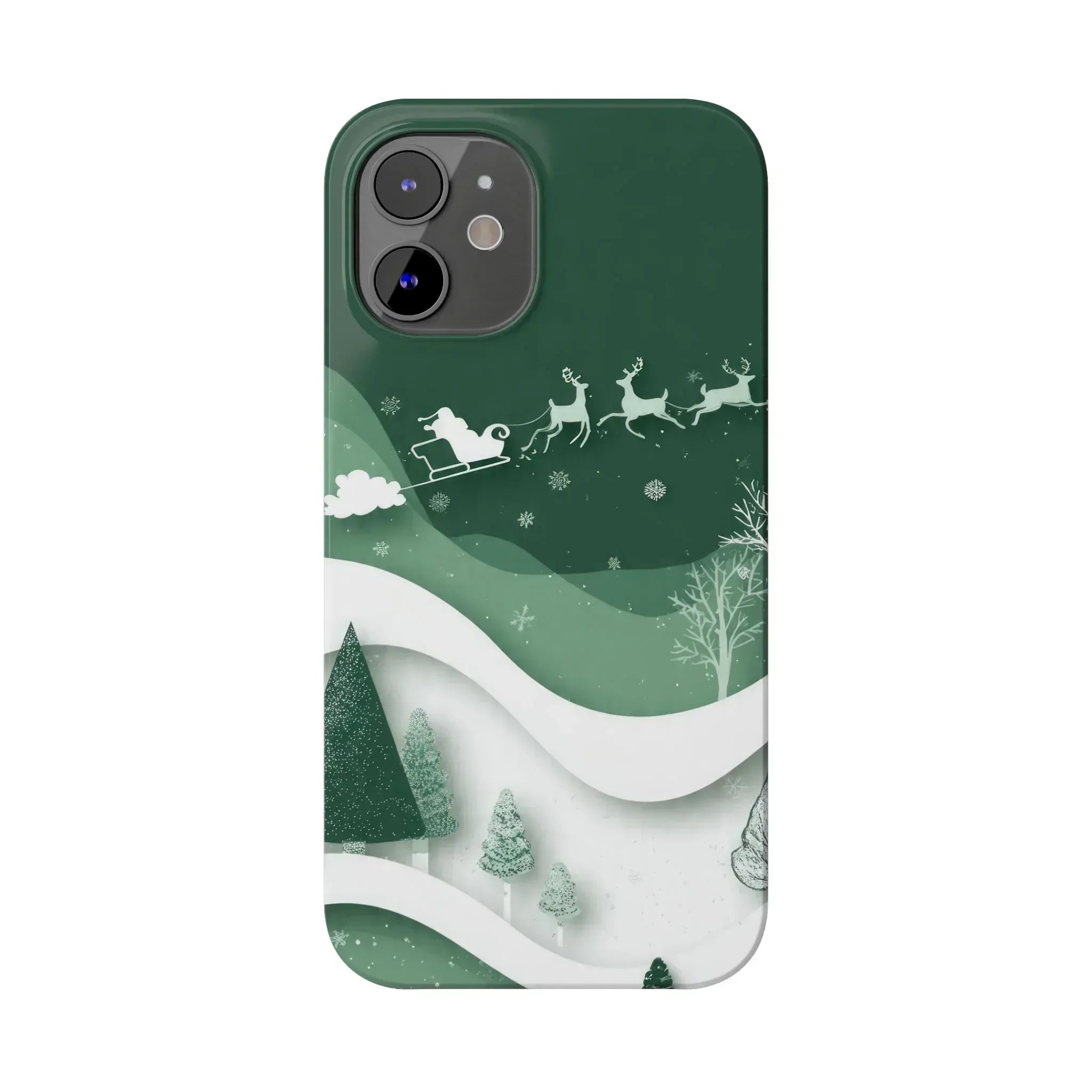 Evergreen Forest Phone Case for iPhone 11–17 - KARARMDESIGN