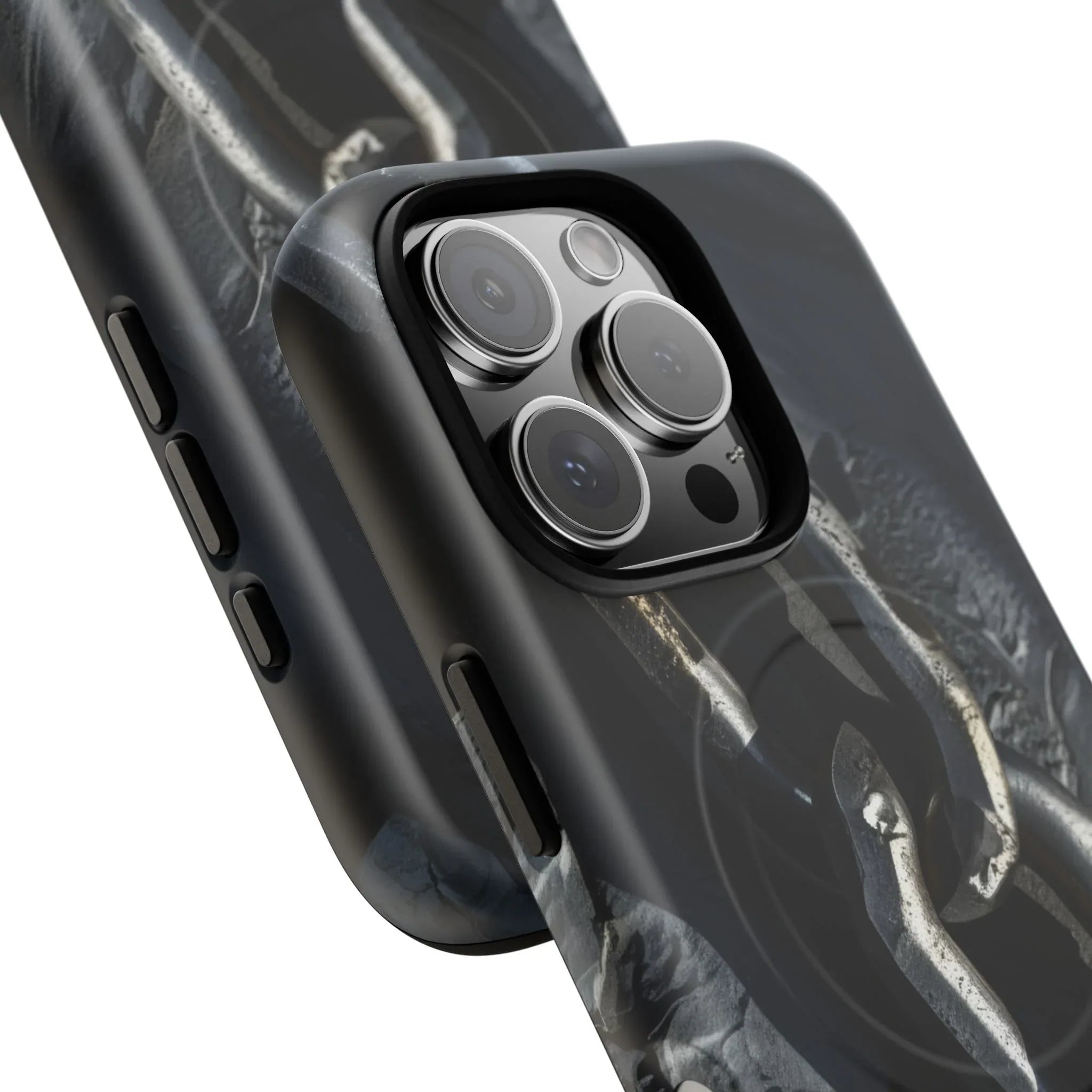 “Iron Chain” Tough Magnetic Phone Case for iPhone 13-17 - KARARMDESIGN