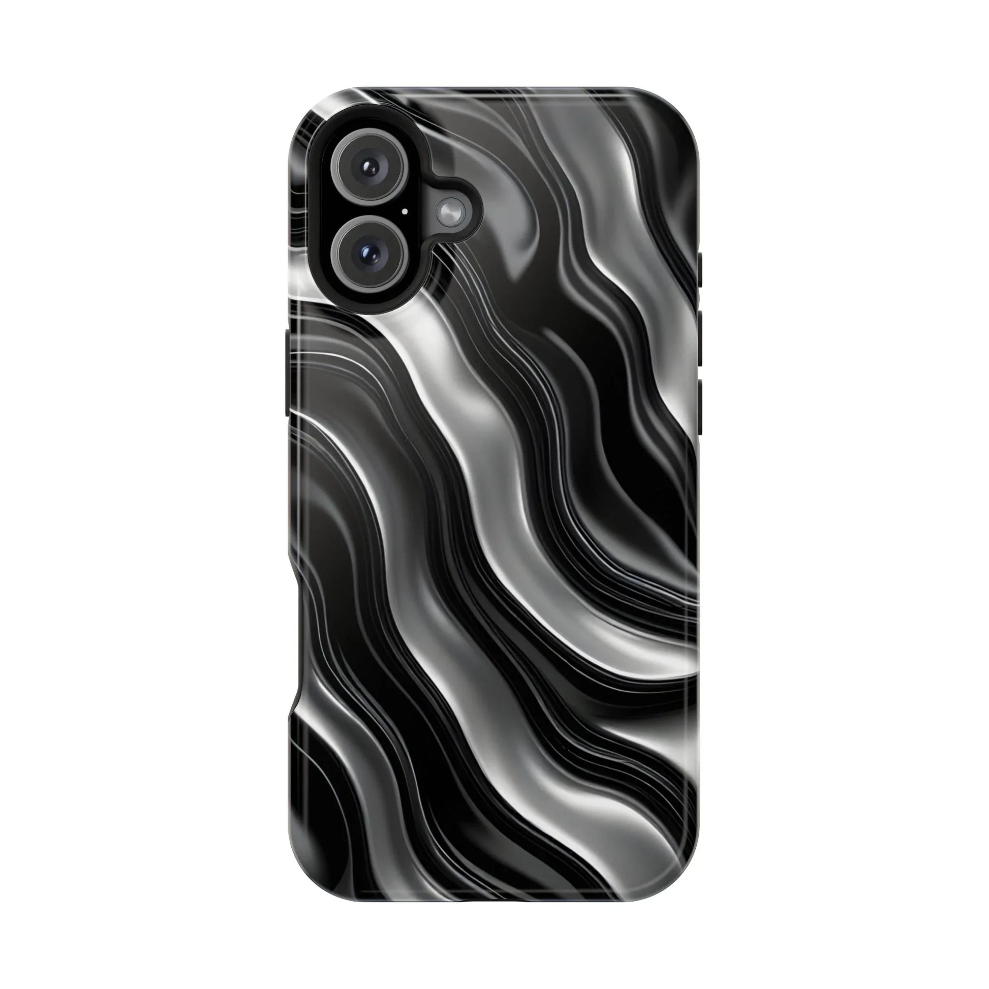 Wavy Illusion Marble Phone Case for iPhone 13-17 - KARARMDESIGN