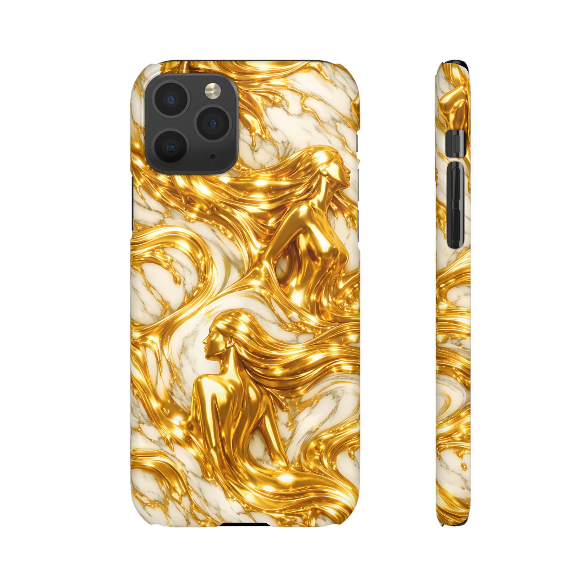 Divine Gold Woman Snap Phone Case for iPhone & Galaxy
