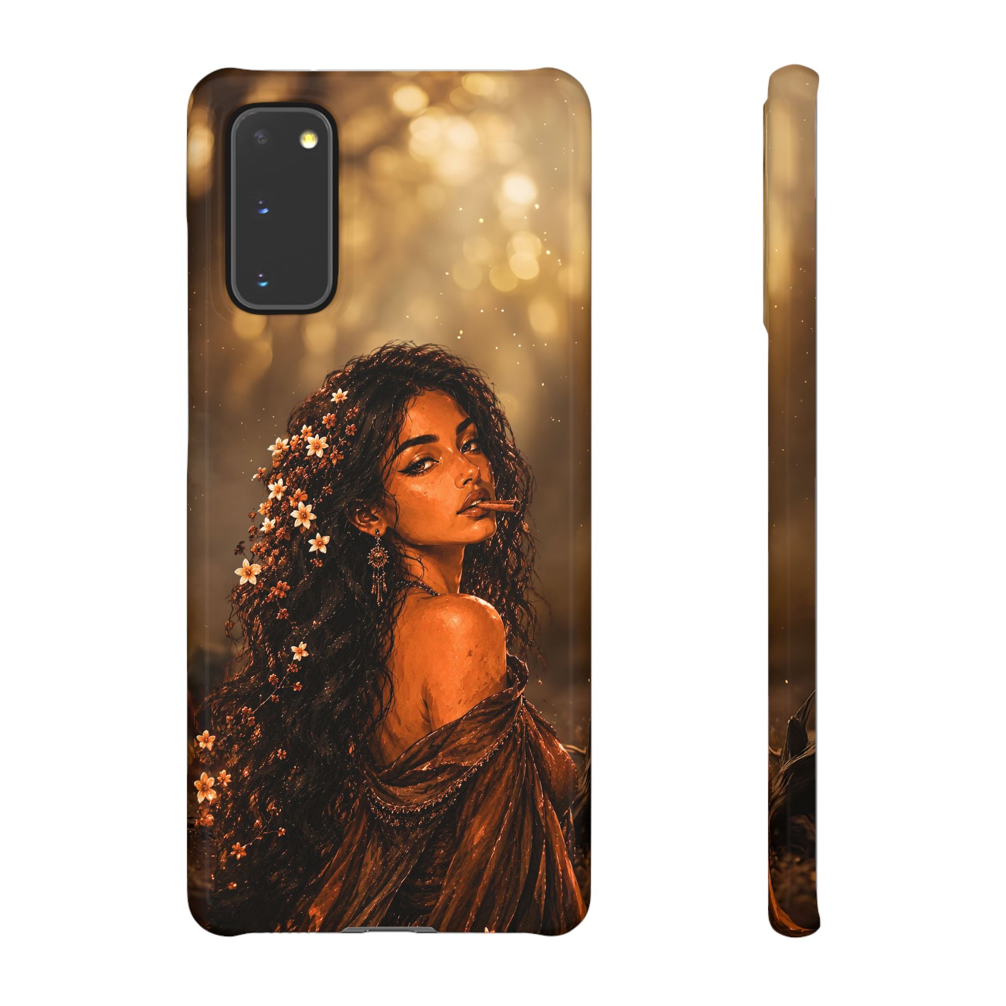 Cinnamon Girl Phone Case for iPhone 11-17 & Samsung Galaxy S20-S26