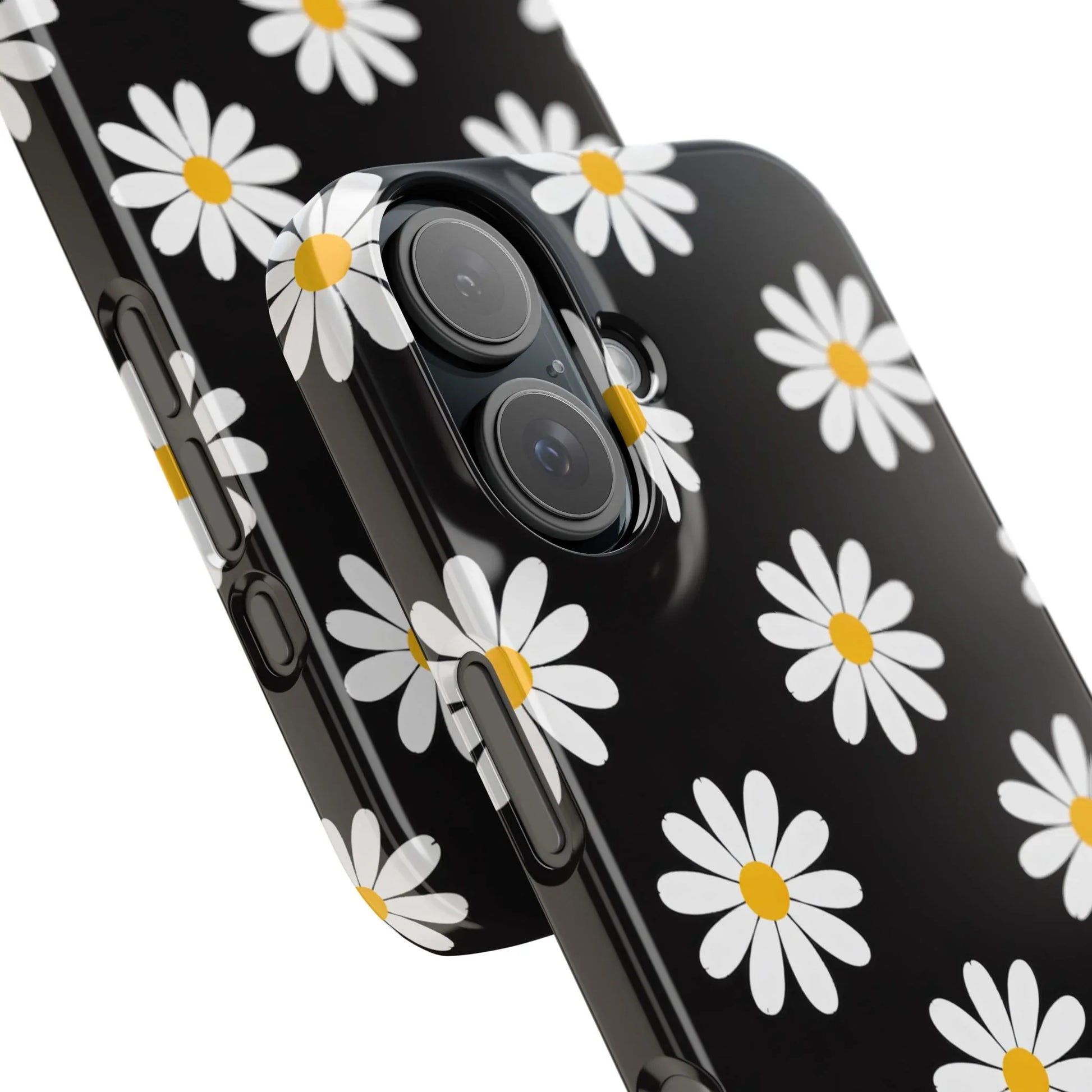 Daisy Charm Phone Case for iPhone 11-17 and Galaxy S20-S25 - KARARMDESIGN