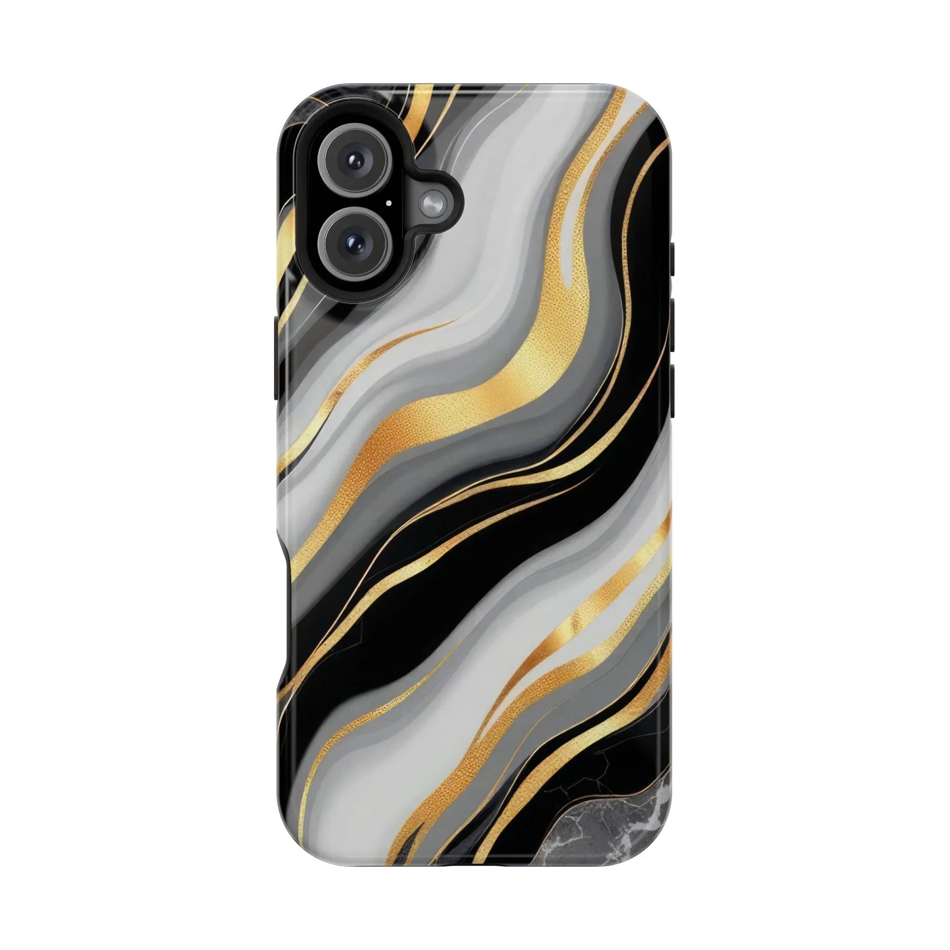 Modern Marble Flow Phone Case for iPhone 11-17 - KARARMDESIGN