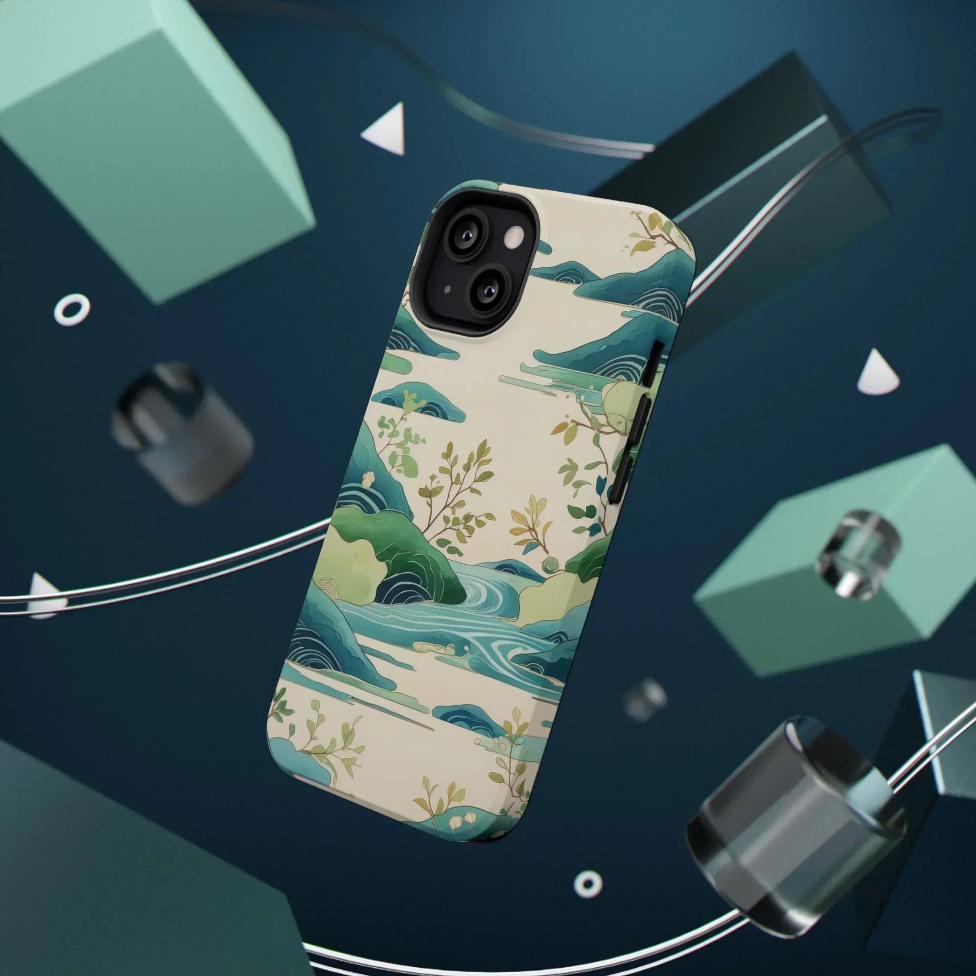 Nature Landscape Phone Case for iPhone 12-16 and Samsung Galaxy S21-S22 Models - KarArmDesign