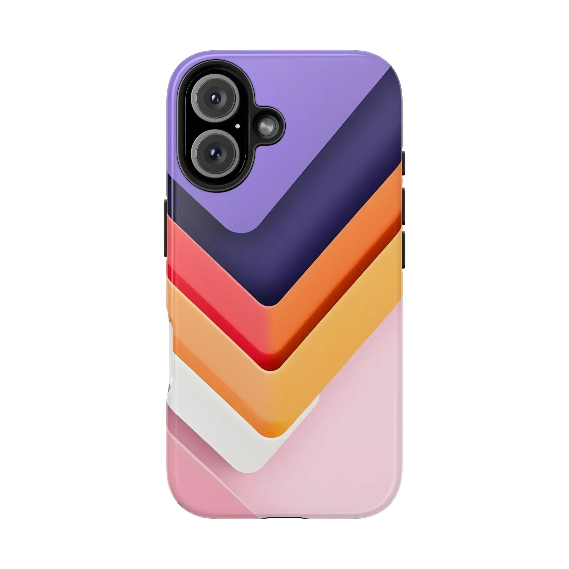 Vibrant Geometric Chevron Phone Case for iPhone and Galaxy - KARARMDESIGN