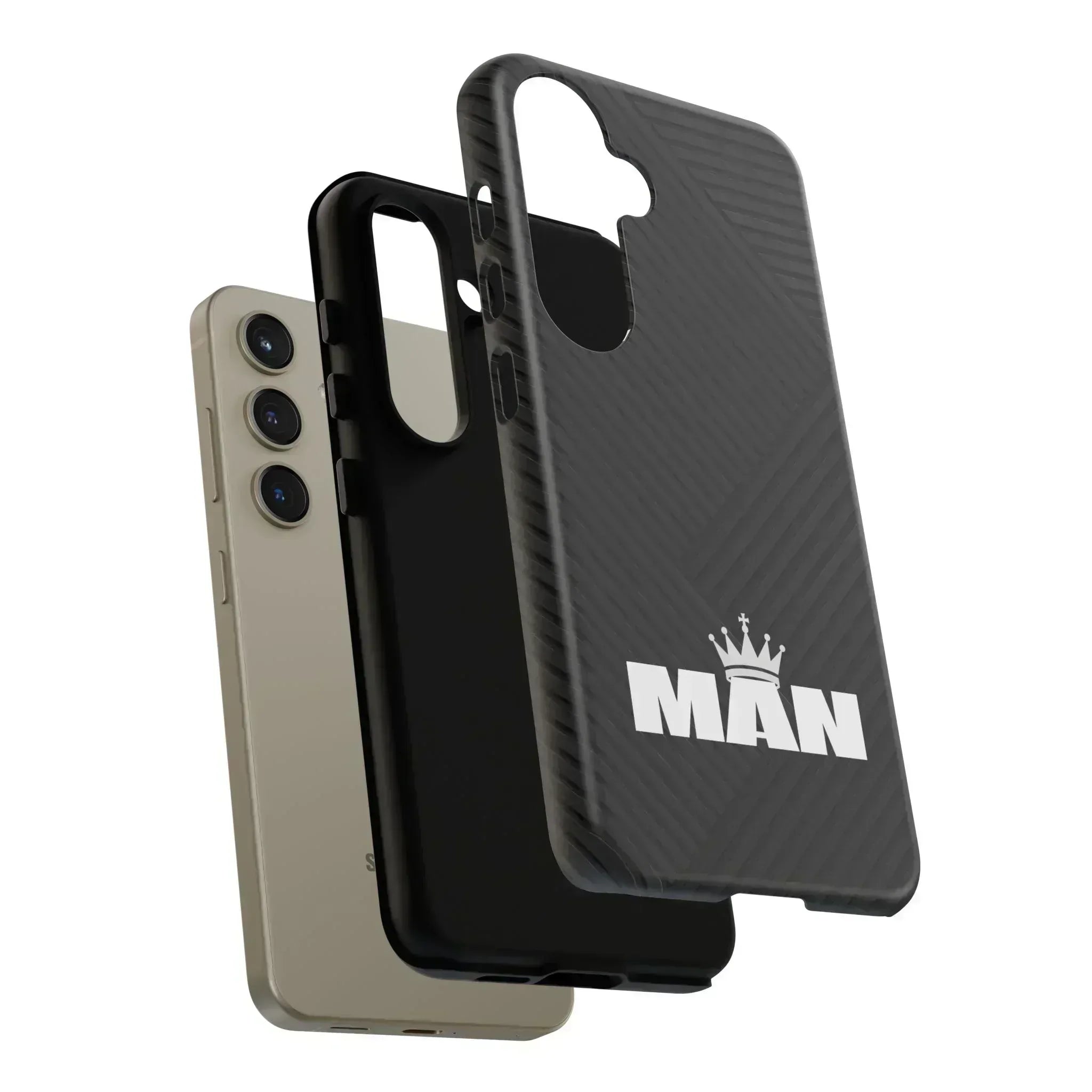 MAN Logo Phone Case for Samsung Galaxy S10-S25 - KARARMDESIGN