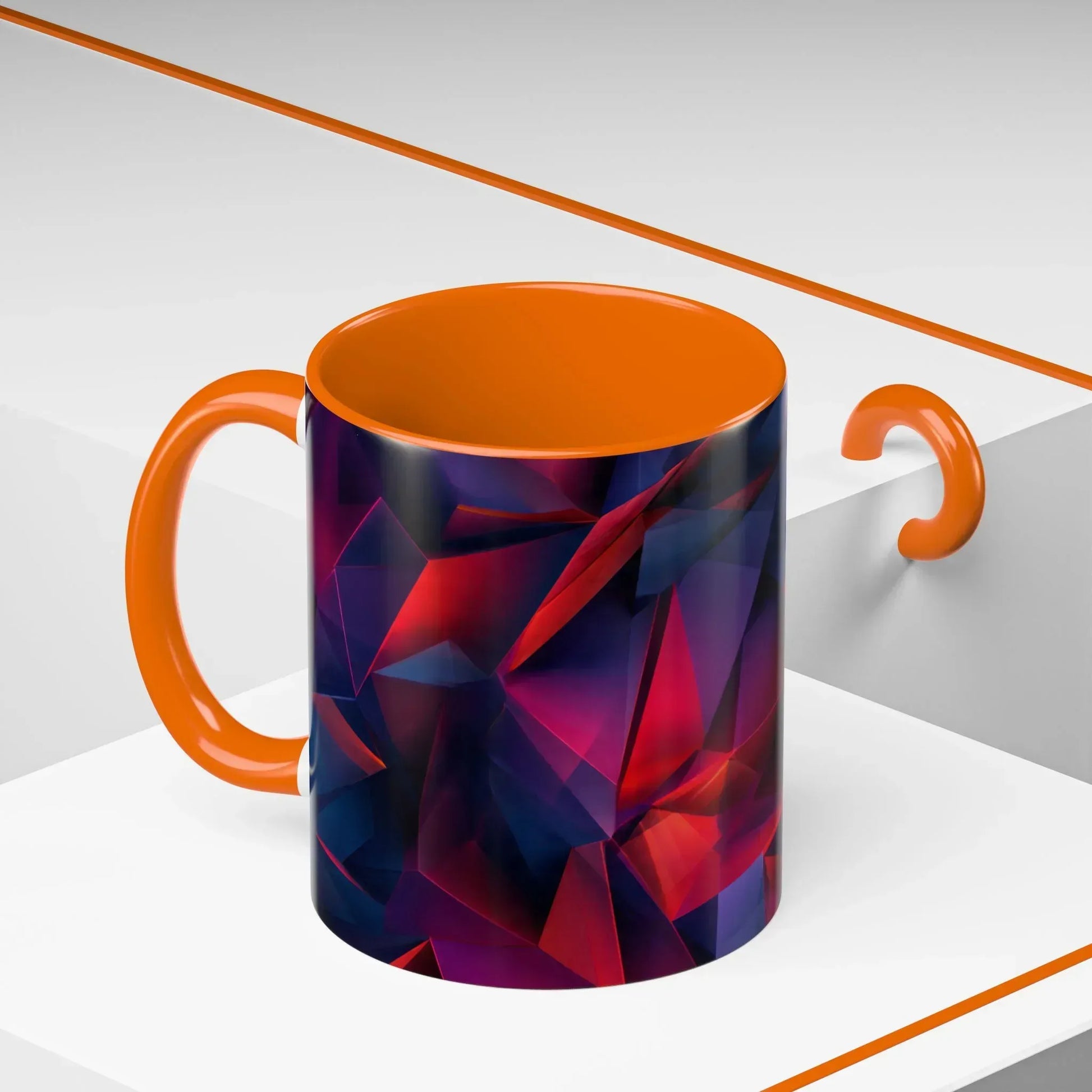 Crystalline Ember Ceramic Mug - Accent Coffee Mug (11, 15oz) - KARARMDESIGN