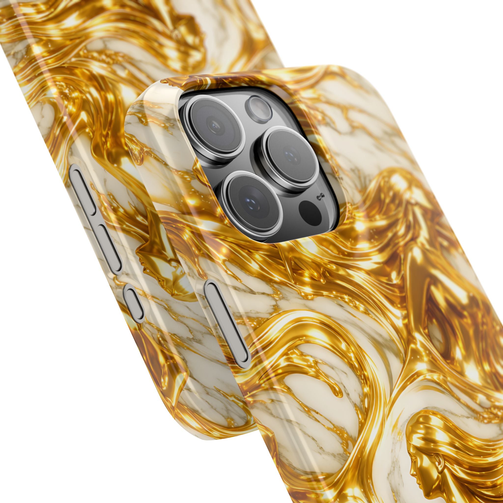 Divine Gold Woman Snap Phone Case for iPhone & Galaxy