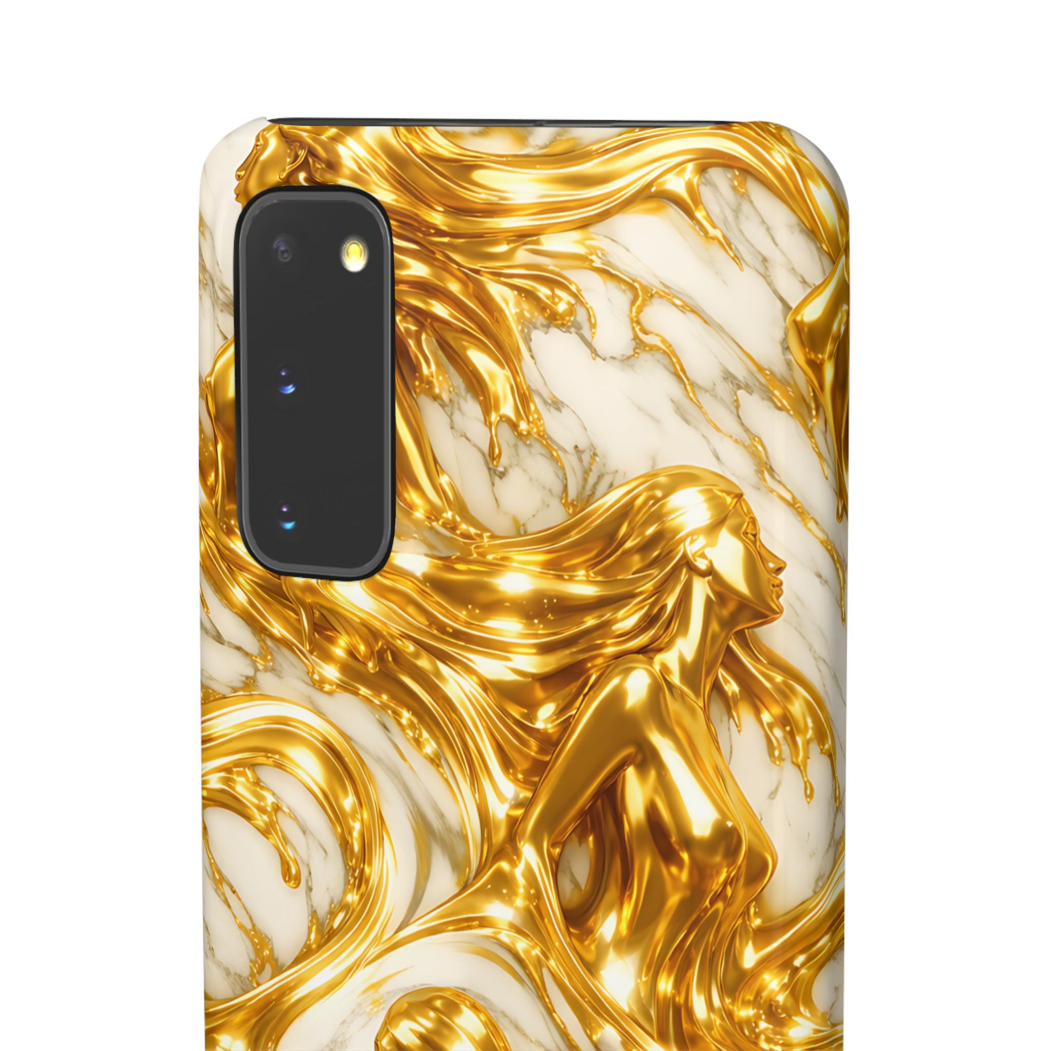 Divine Gold Woman Snap Phone Case for iPhone & Galaxy