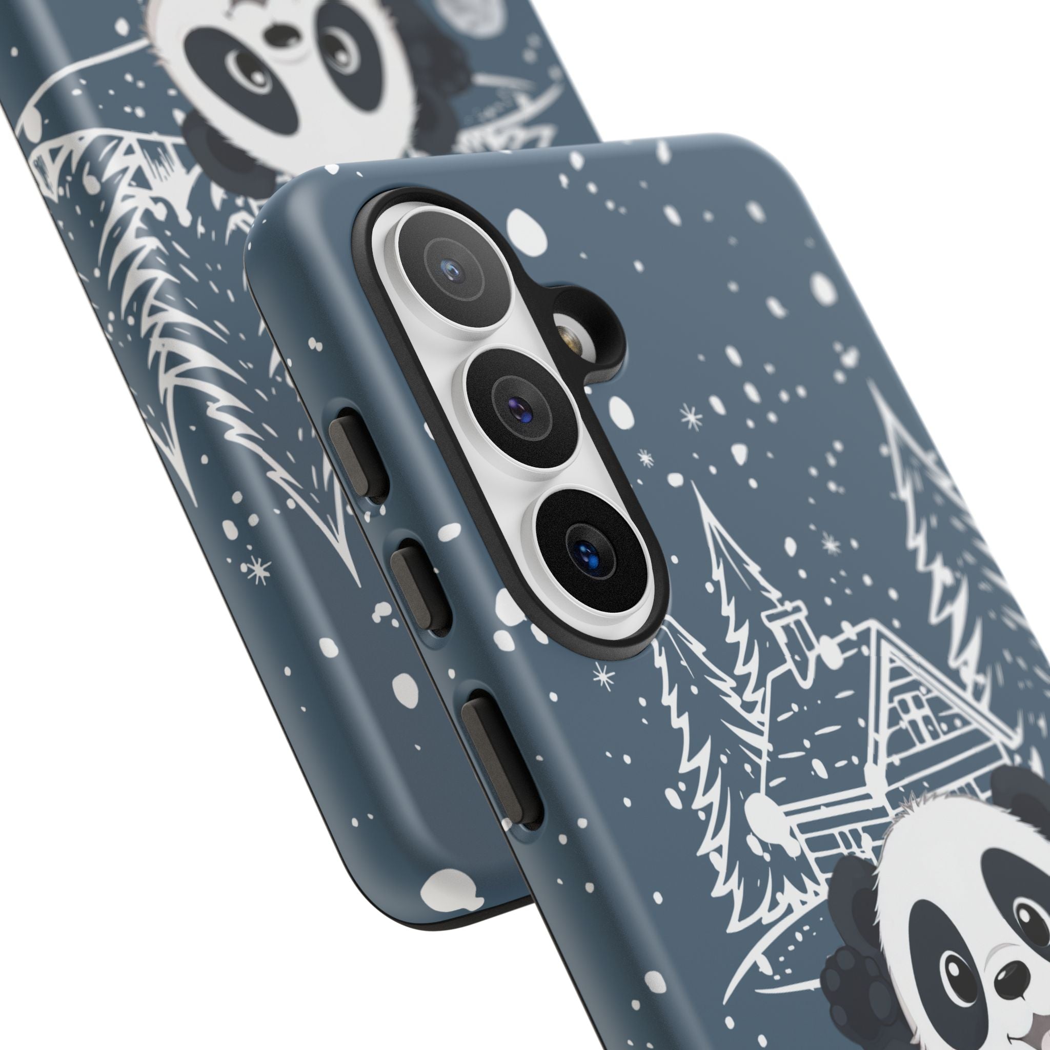 Cute Panda Phone Case for Samsung Galaxy S20–S26 & Google Pixel 6–9