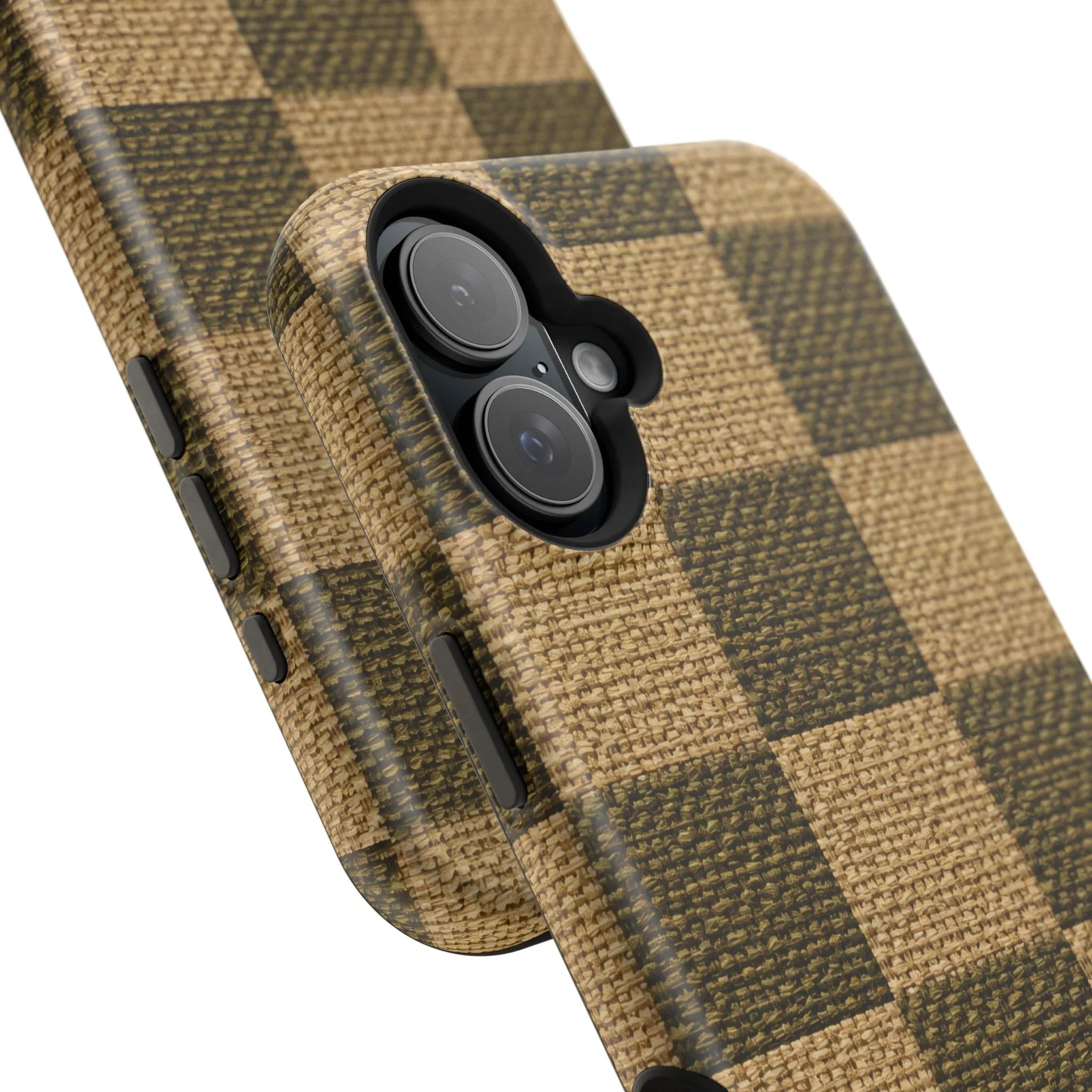 Rustic Woven Phone Case for iPhone 11-17 and Galaxy S21-S22 - KARARMDESIGN