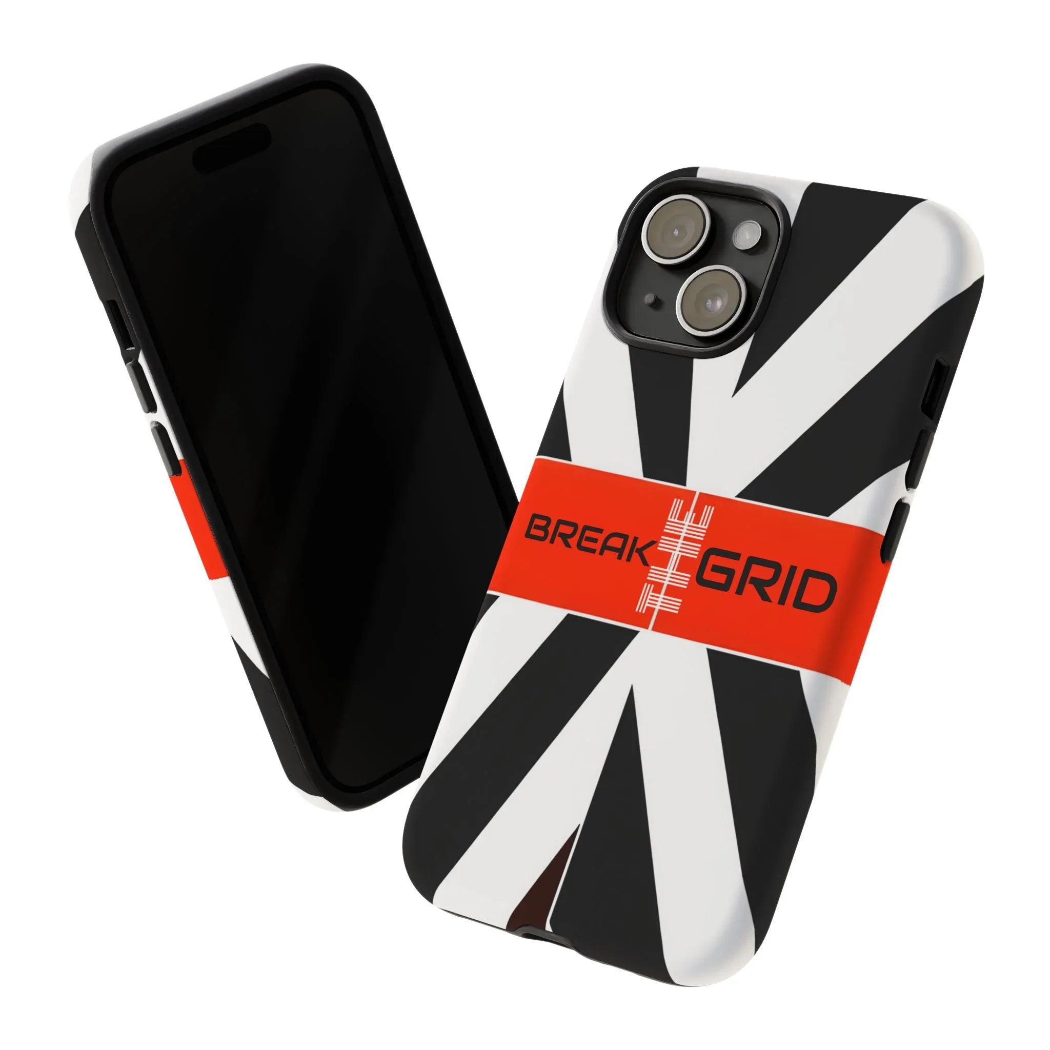 Break The Grid Phone Case for iPhone 11–16 and Galaxy S20–S25 - KARARMDESIGN