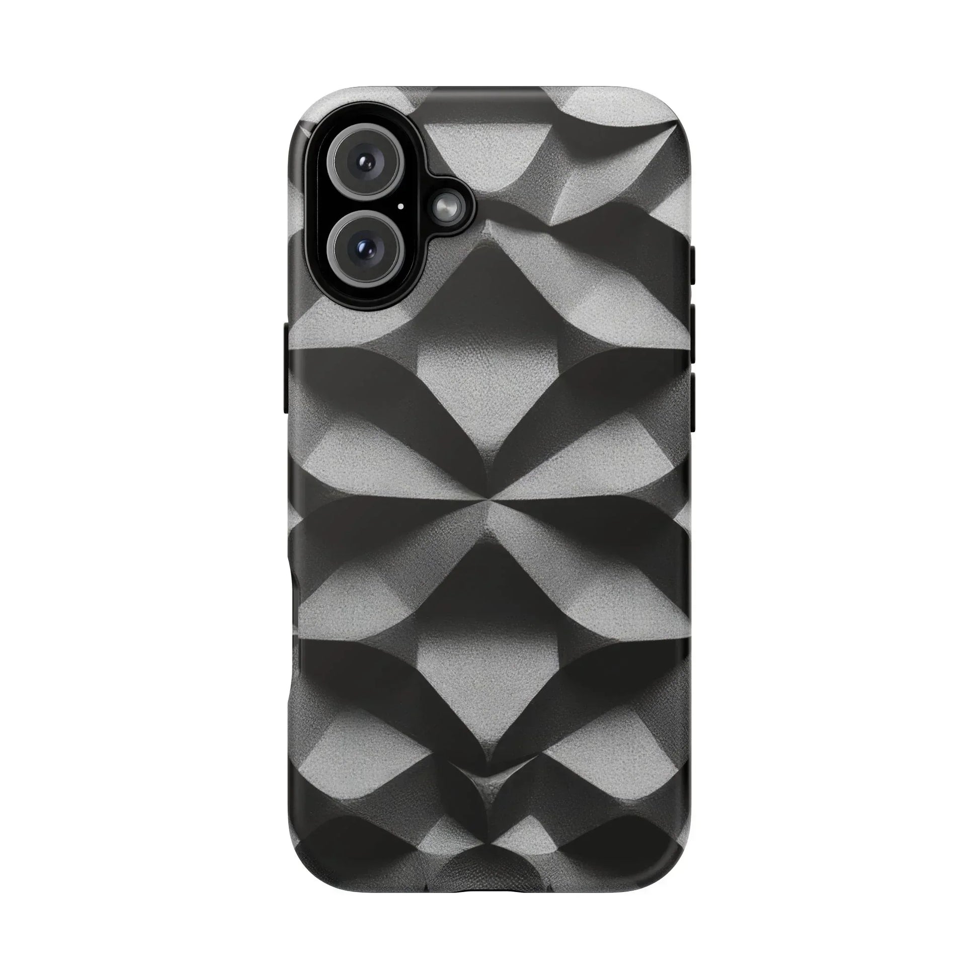 3D Geometric Phone Case for iPhone 8–17 - KARARMDESIGN