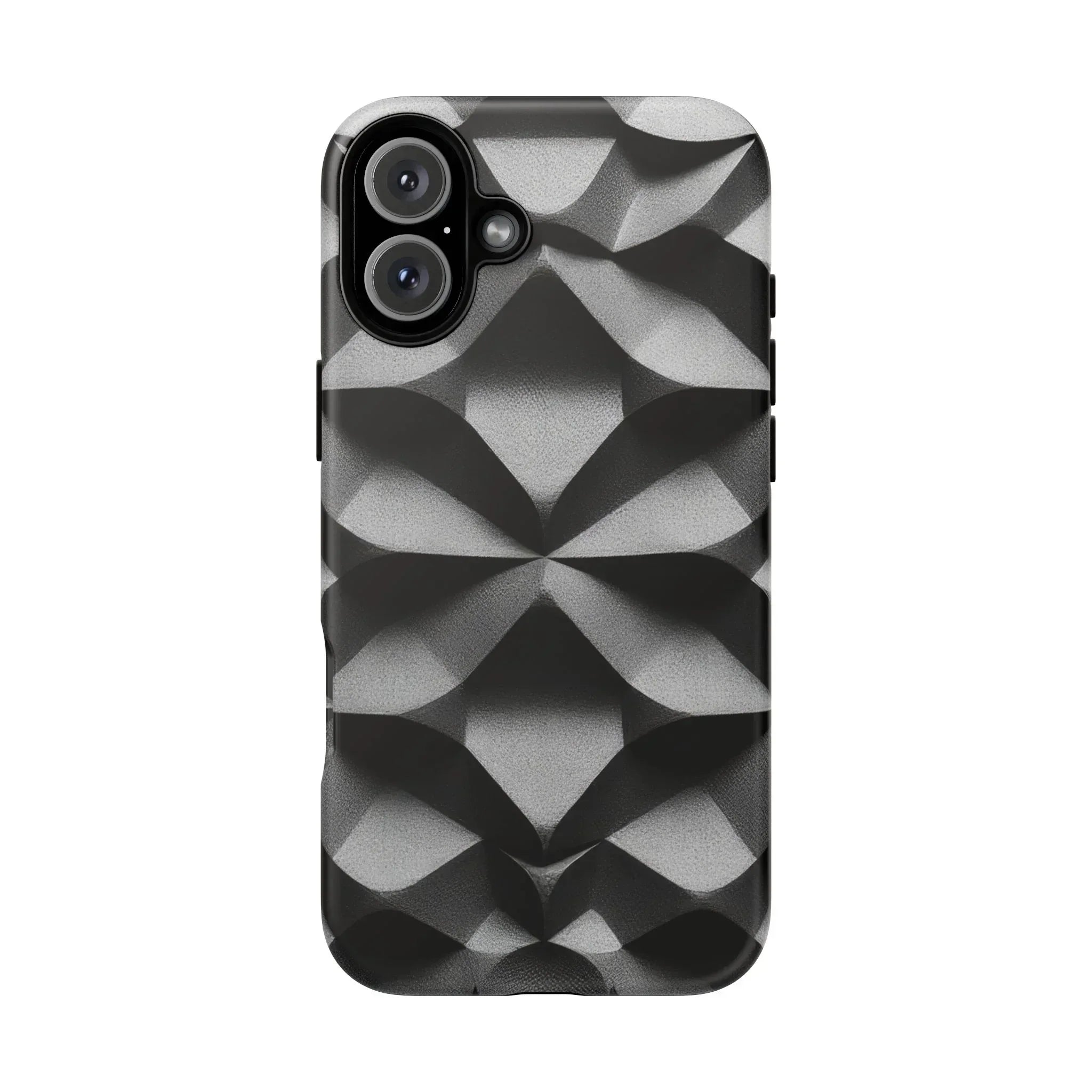 3D Geometric Phone Case for iPhone 8–17 - KARARMDESIGN