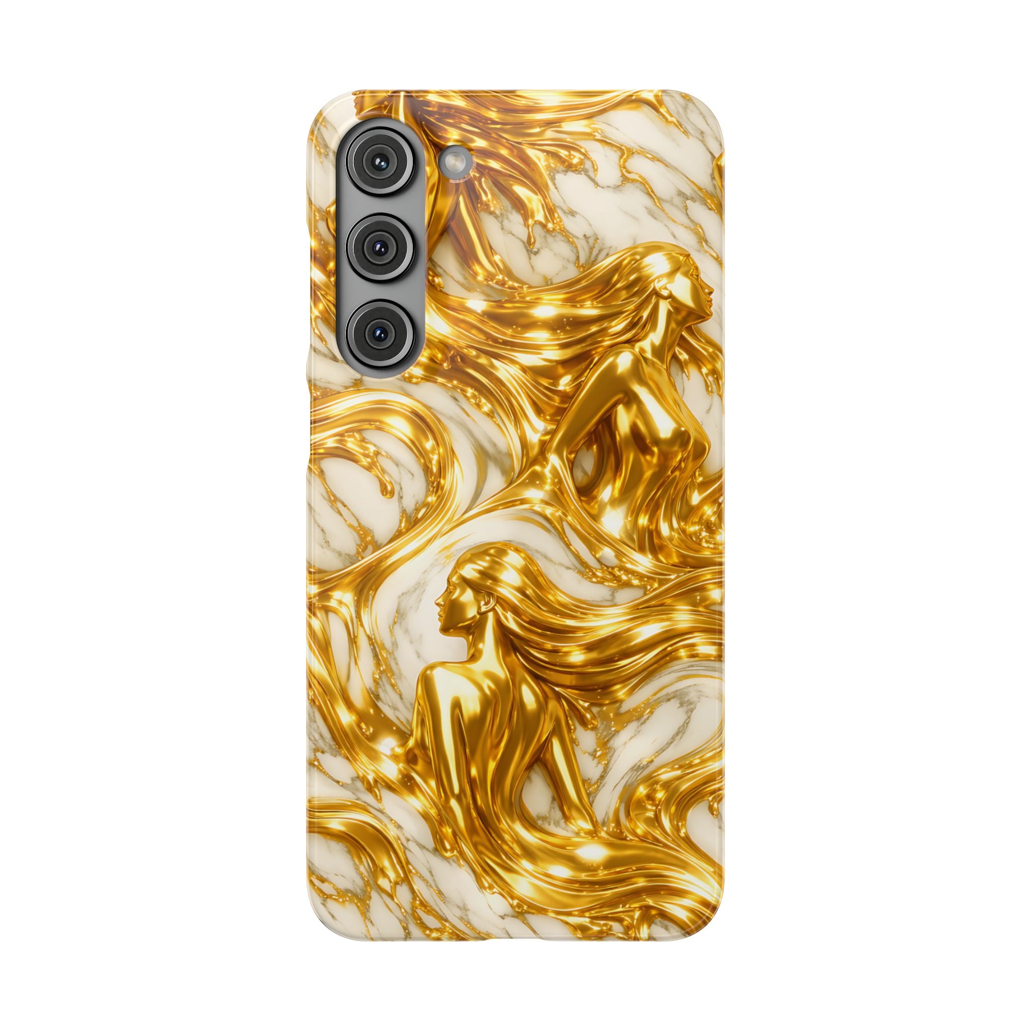 Divine Gold Woman Snap Phone Case for iPhone & Galaxy