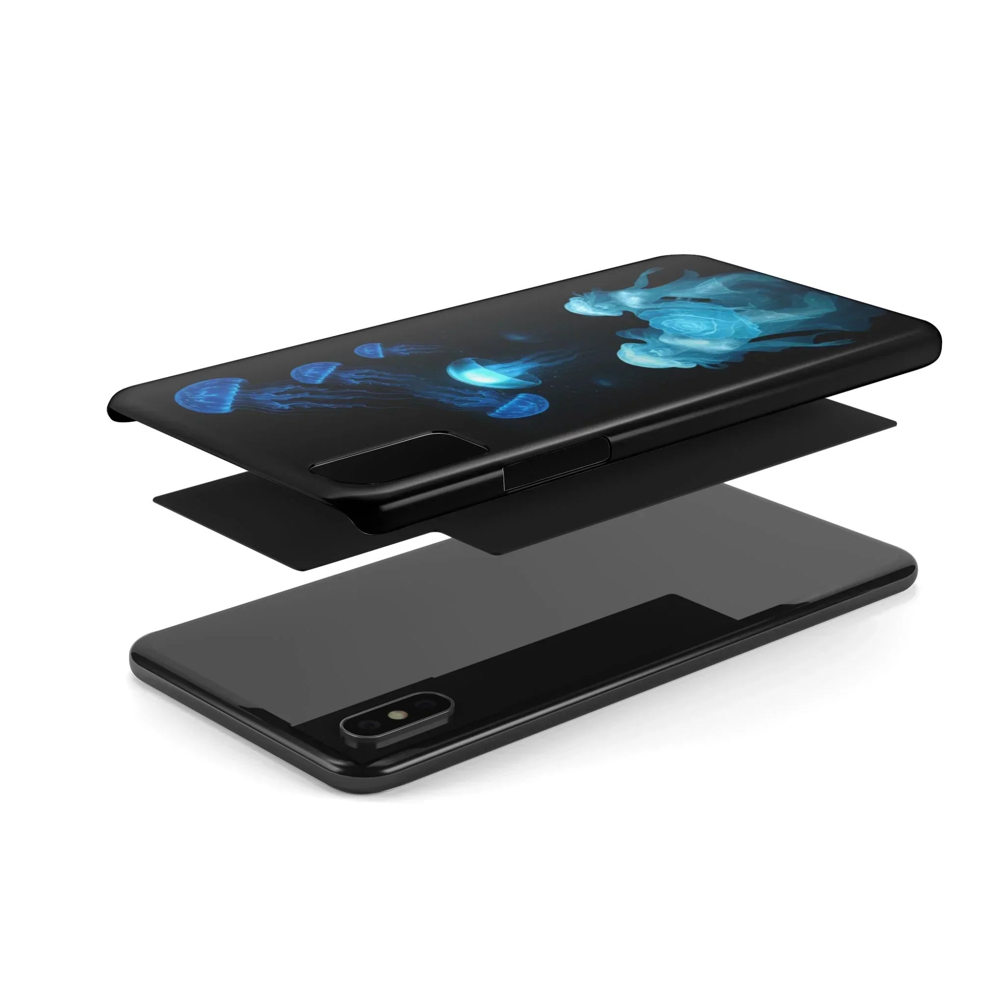 Jellyfish Rose Phone Case for iPhone 7-17 Models - KARARMDESIGN