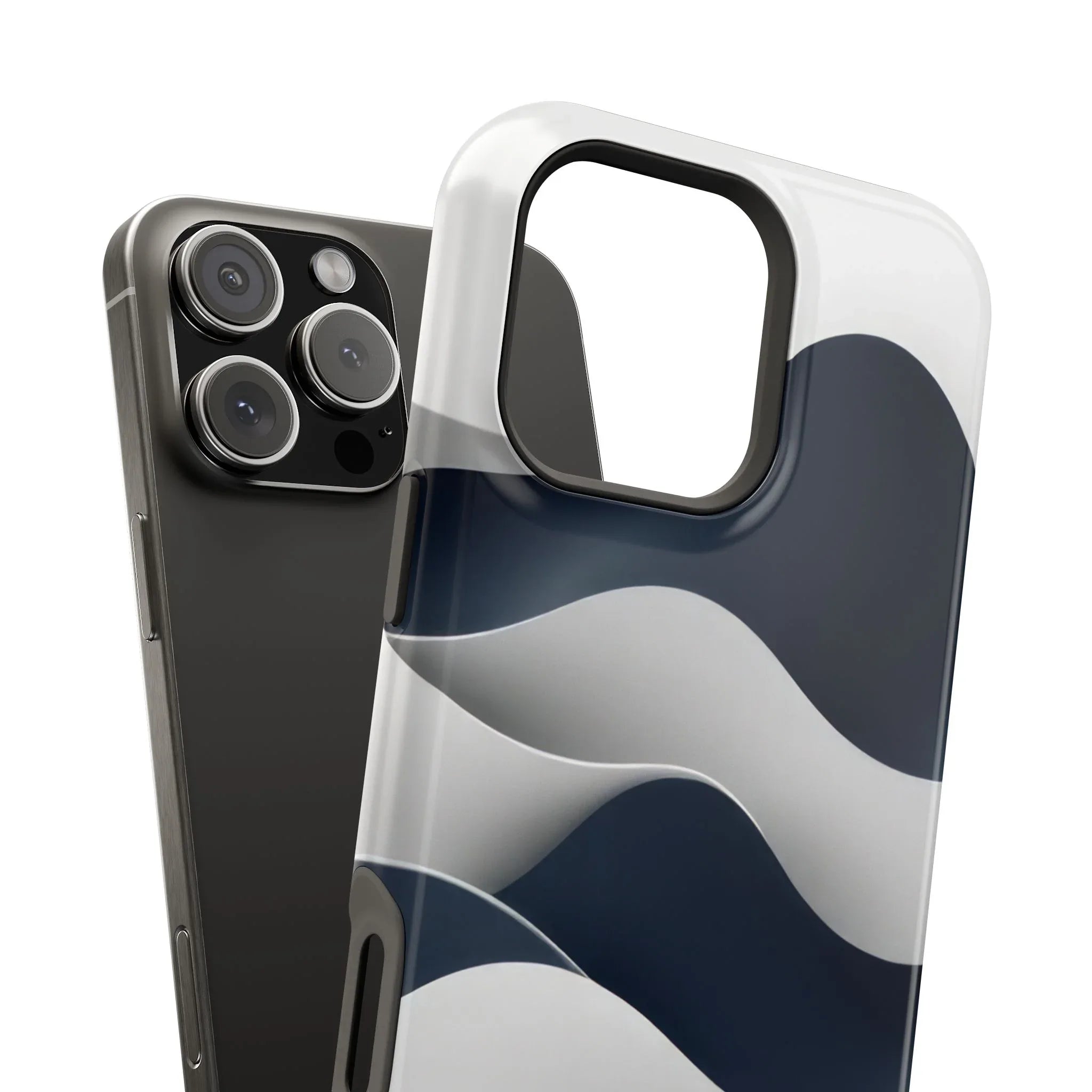 Ocean Flow Phone Case for iPhone 11-17 and Galaxy S21-S22 - KARARMDESIGN