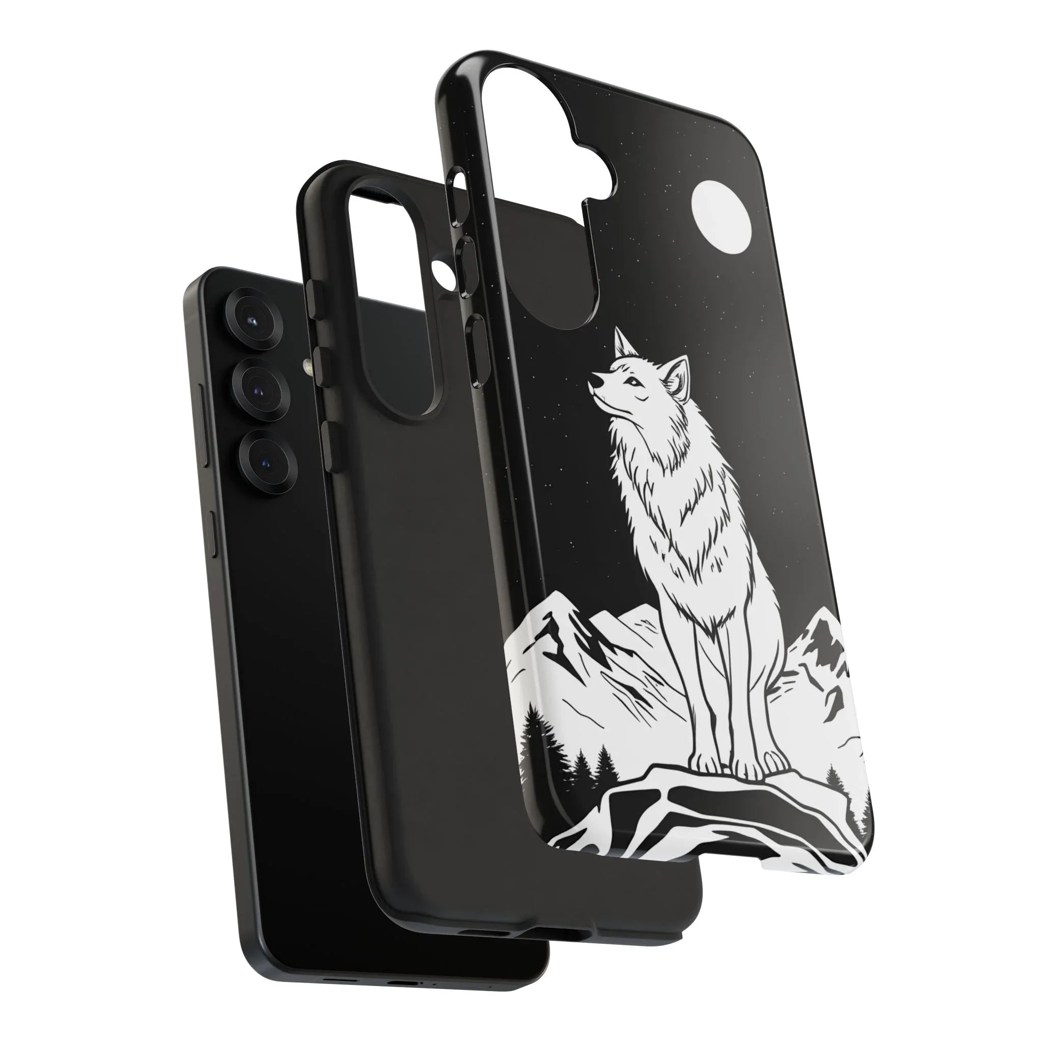 Majestic Wolf Phone Case for iPhone and Galaxy - KARARMDESIGN