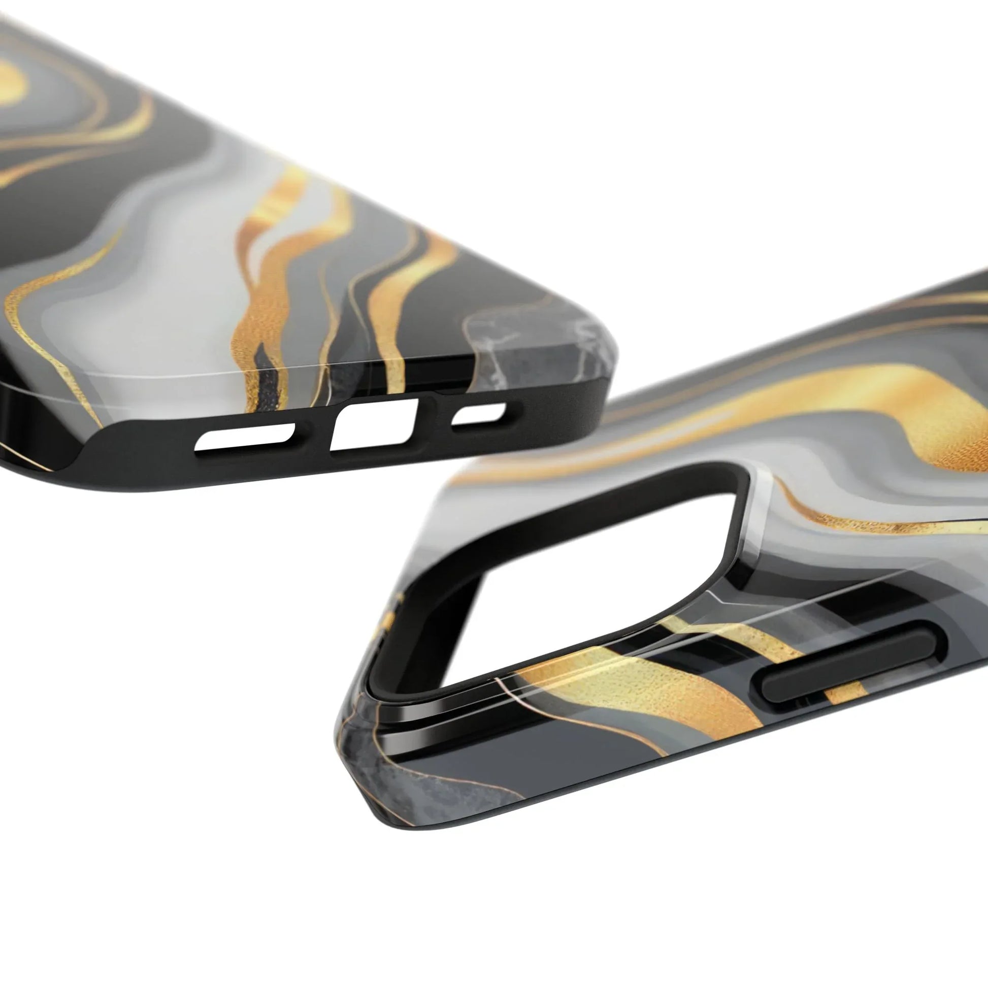 Modern Marble Flow Phone Case for iPhone 11-17 - KARARMDESIGN