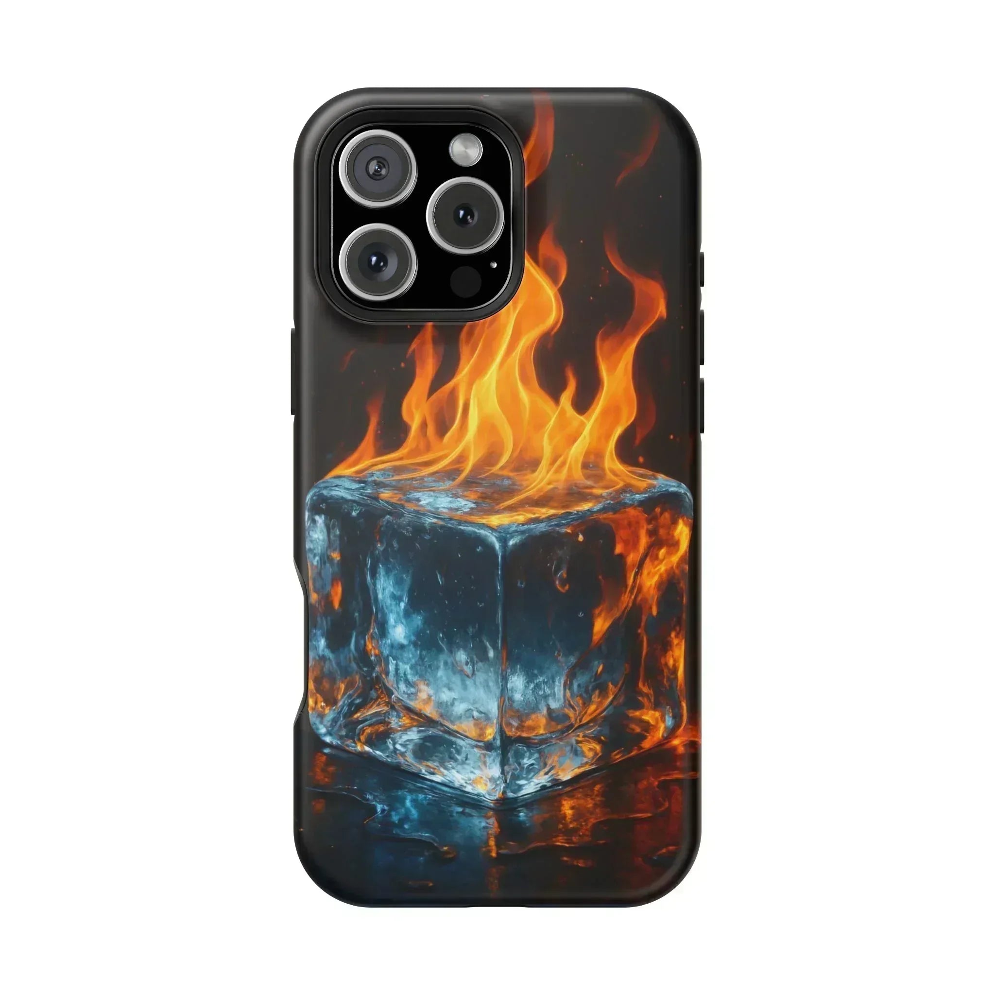 Flame Ice Phone Case for iPhone 12-16 and Galaxy S21-S22 - KARARMDESIGN