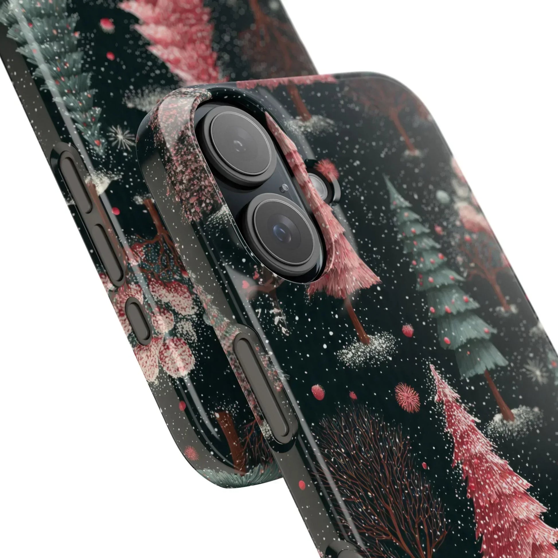 Winter Bloom Forest Phone Case for iPhone 11-17 and Galaxy S20-S25 - KARARMDESIGN