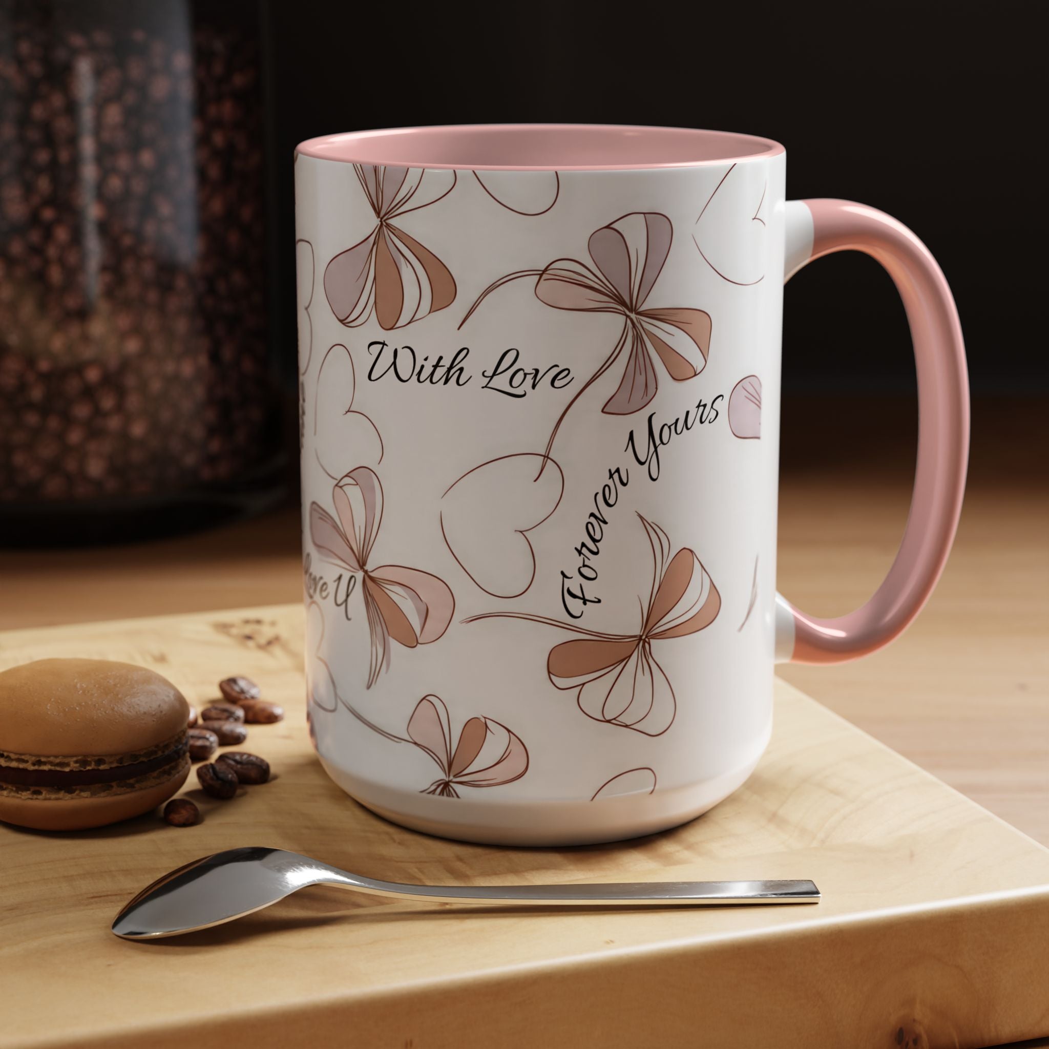 Love Messages Accent Coffee Mug (11, 15oz)