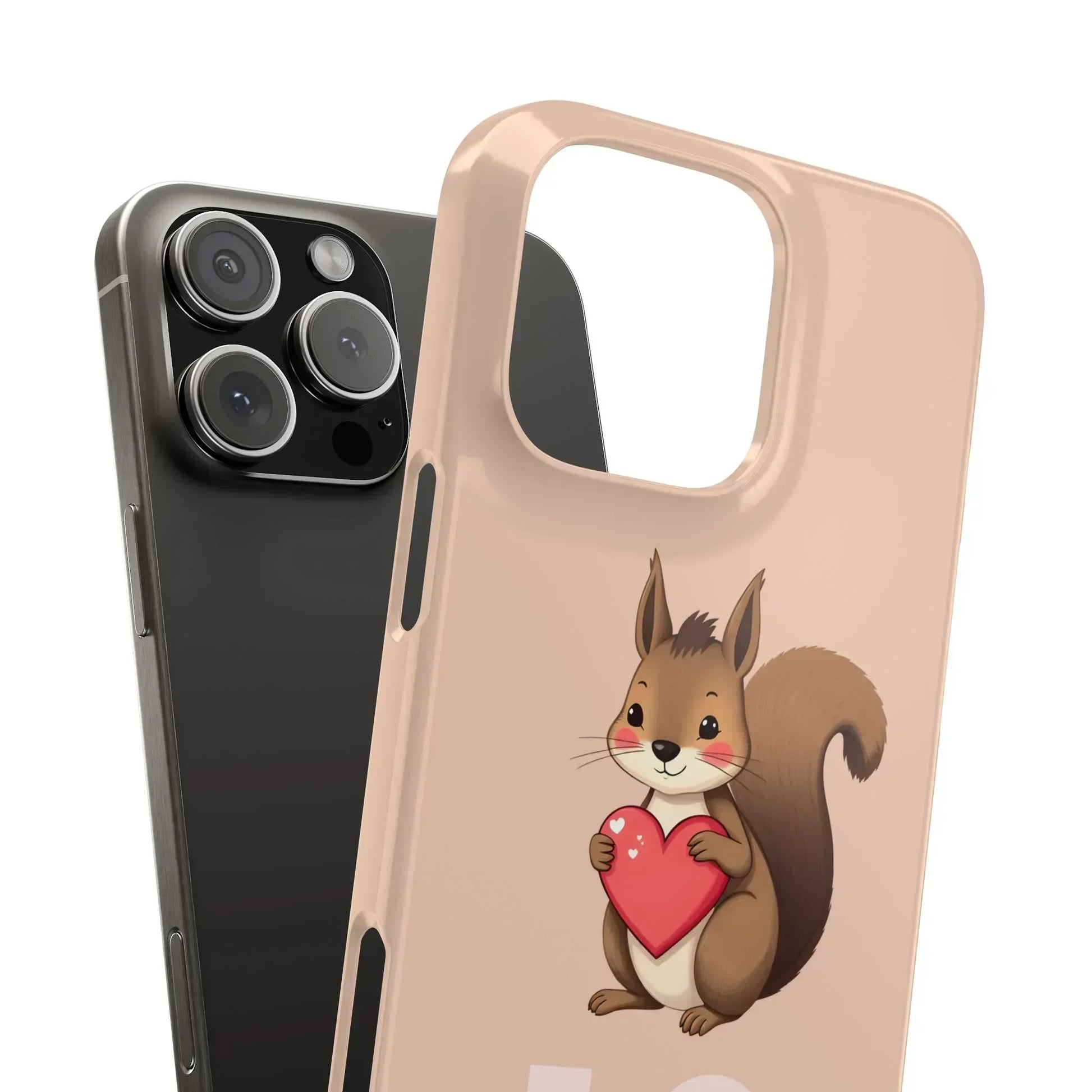 Cute Squirrel Phone Case for iPhone 11-17 - KARARMDESIGN