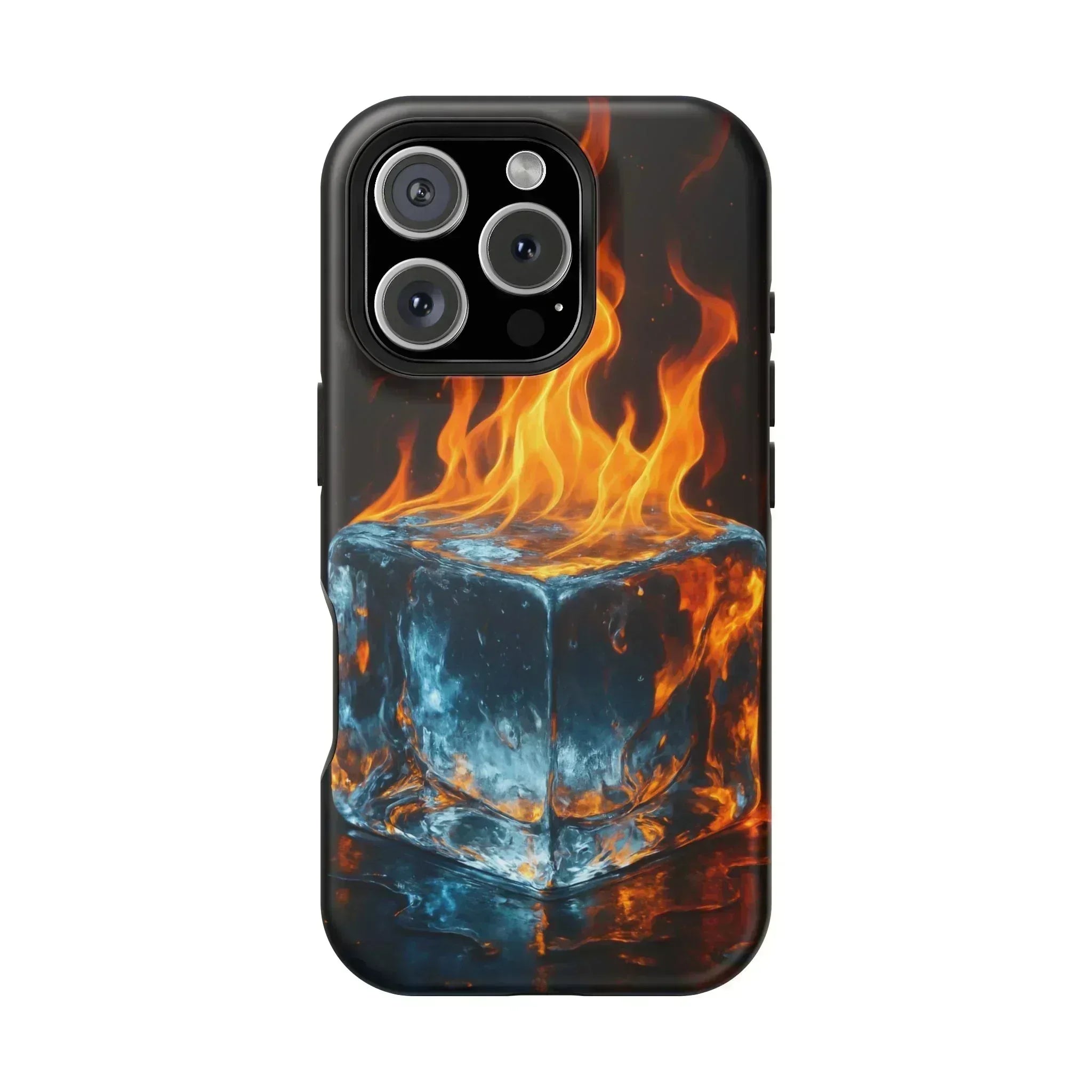 Flame Ice Phone Case for iPhone 12-16 and Galaxy S21-S22 - KARARMDESIGN