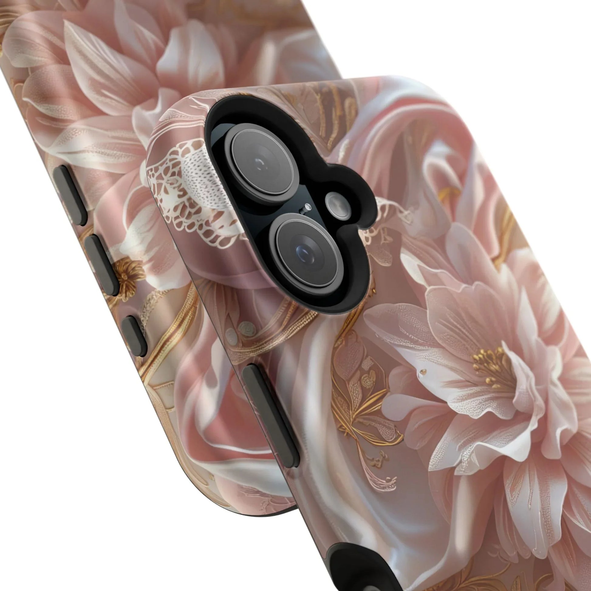 Elegant Floral Phone Case for iPhone 11-17 and Samsung Galaxy S21-S22 - KARARMDESIGN