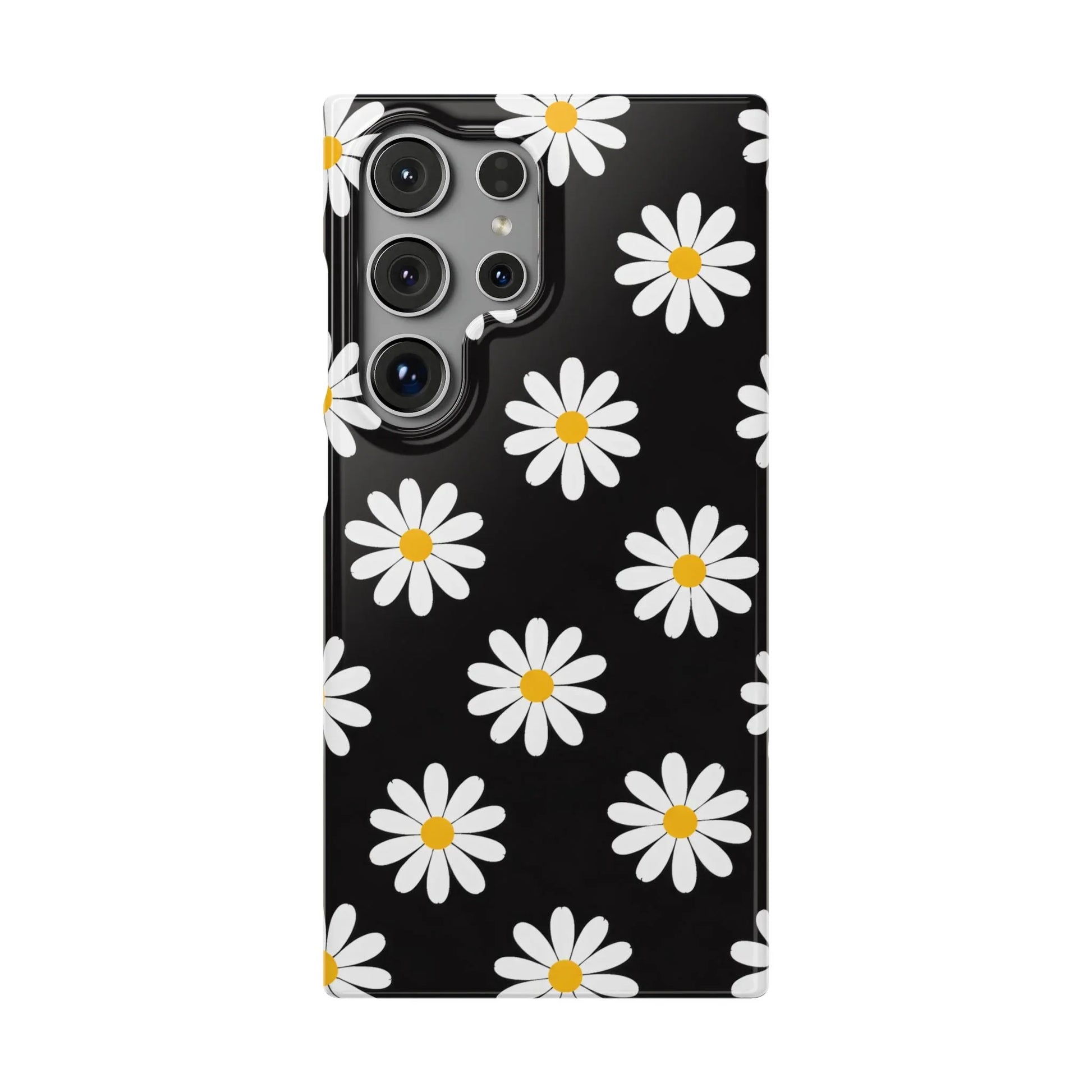 Daisy Charm Phone Case for iPhone 11-17 and Galaxy S20-S25 - KARARMDESIGN