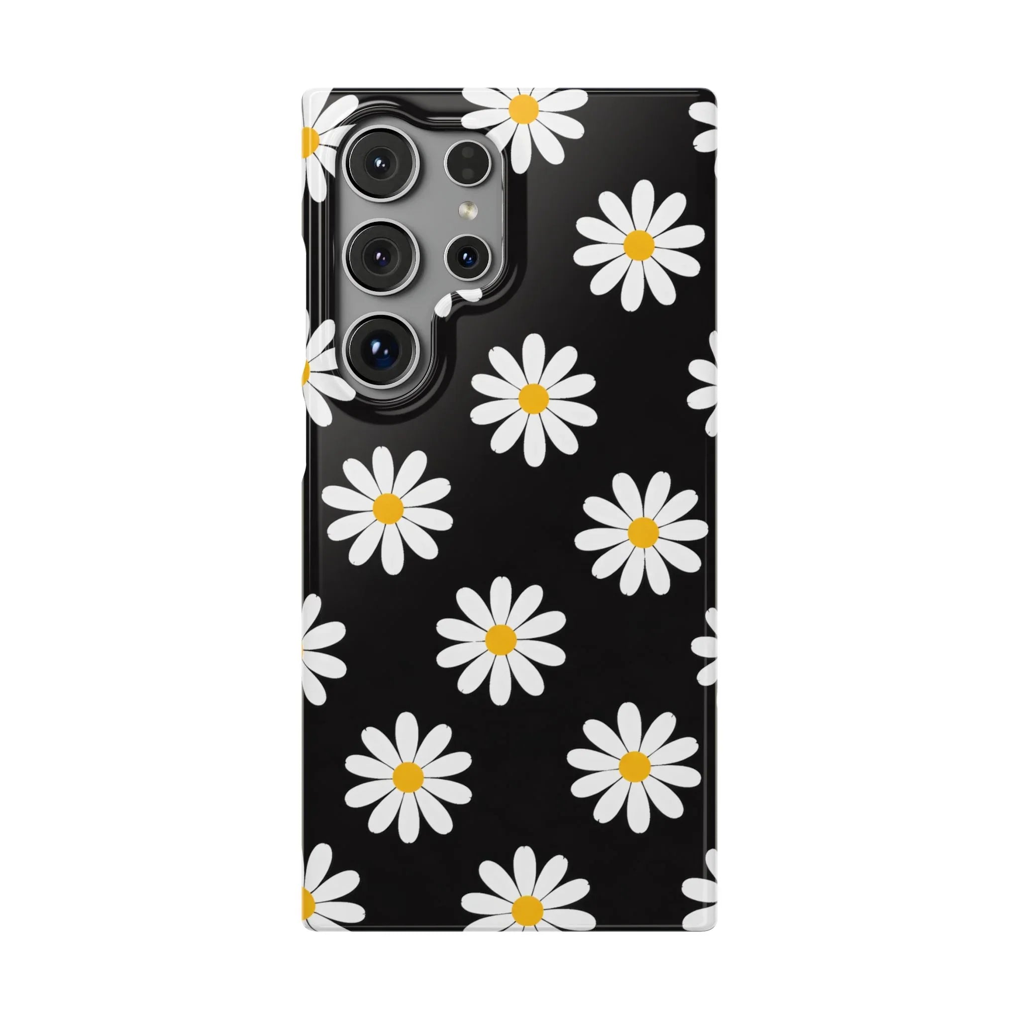 Daisy Charm Phone Case for iPhone 11-17 and Galaxy S20-S25 - KARARMDESIGN