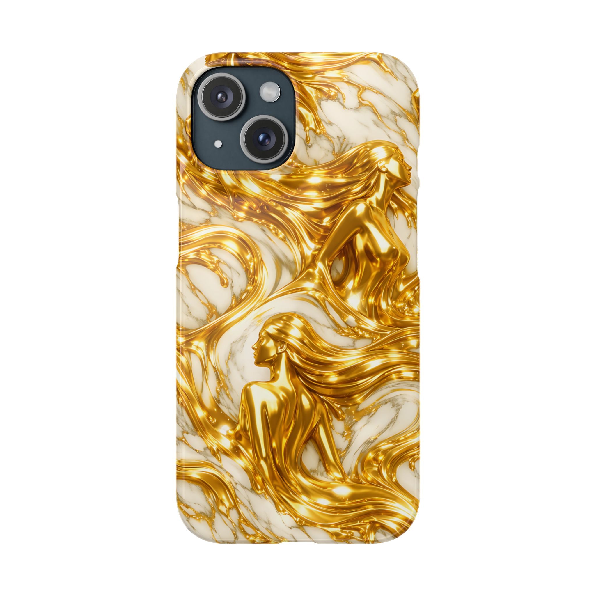 Divine Gold Woman Snap Phone Case for iPhone & Galaxy