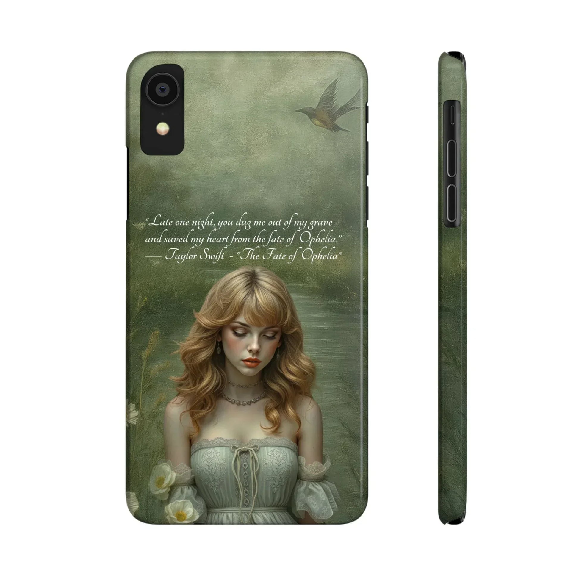"Melancholic Ophelia" Phone Case for iPhone 11-17 Models - KARARMDESIGN