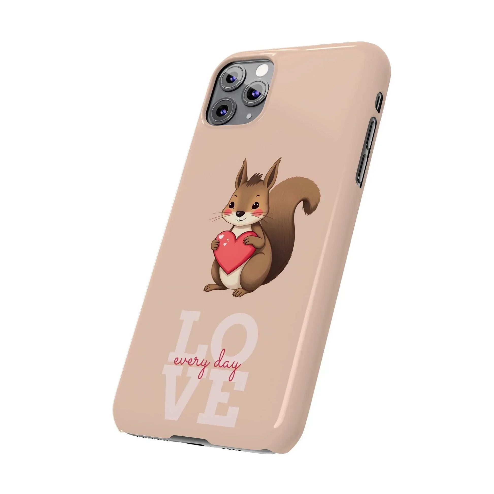 Cute Squirrel Phone Case for iPhone 11-17 - KARARMDESIGN