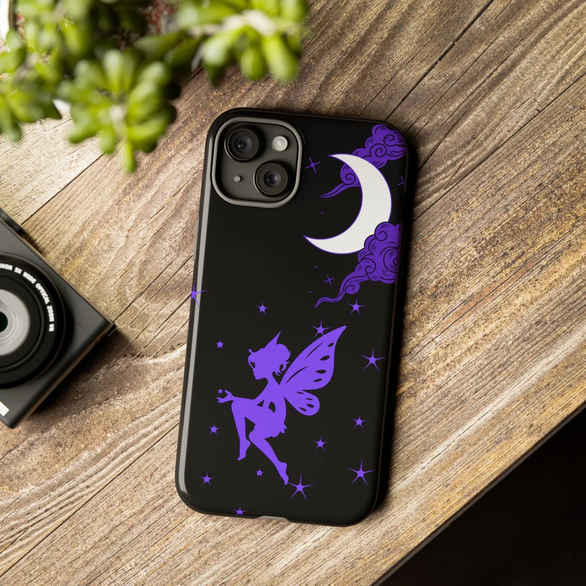 Moonlit Fairy Phone Case for iPhone 8-16 and Galaxy S10-S23 - KARARMDESIGN
