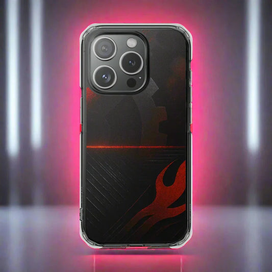 Gear Flame Phone Case for iPhone 14-16 Models - KarArmDesign